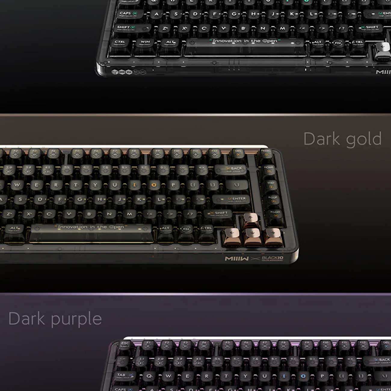 کیبورد گیمینگ مکانیکی بی سیم شارژی شیائومی MIIIW MWMKB04