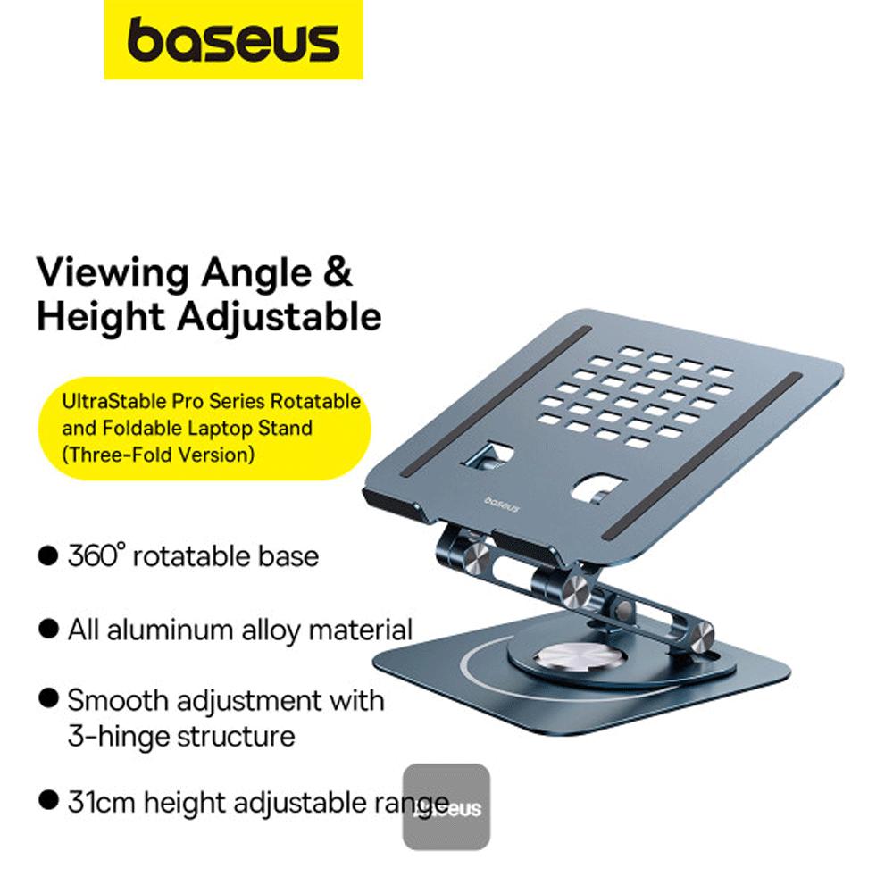 پایه لپ تاپ فلزی تاشو بیسوسBS-HP017