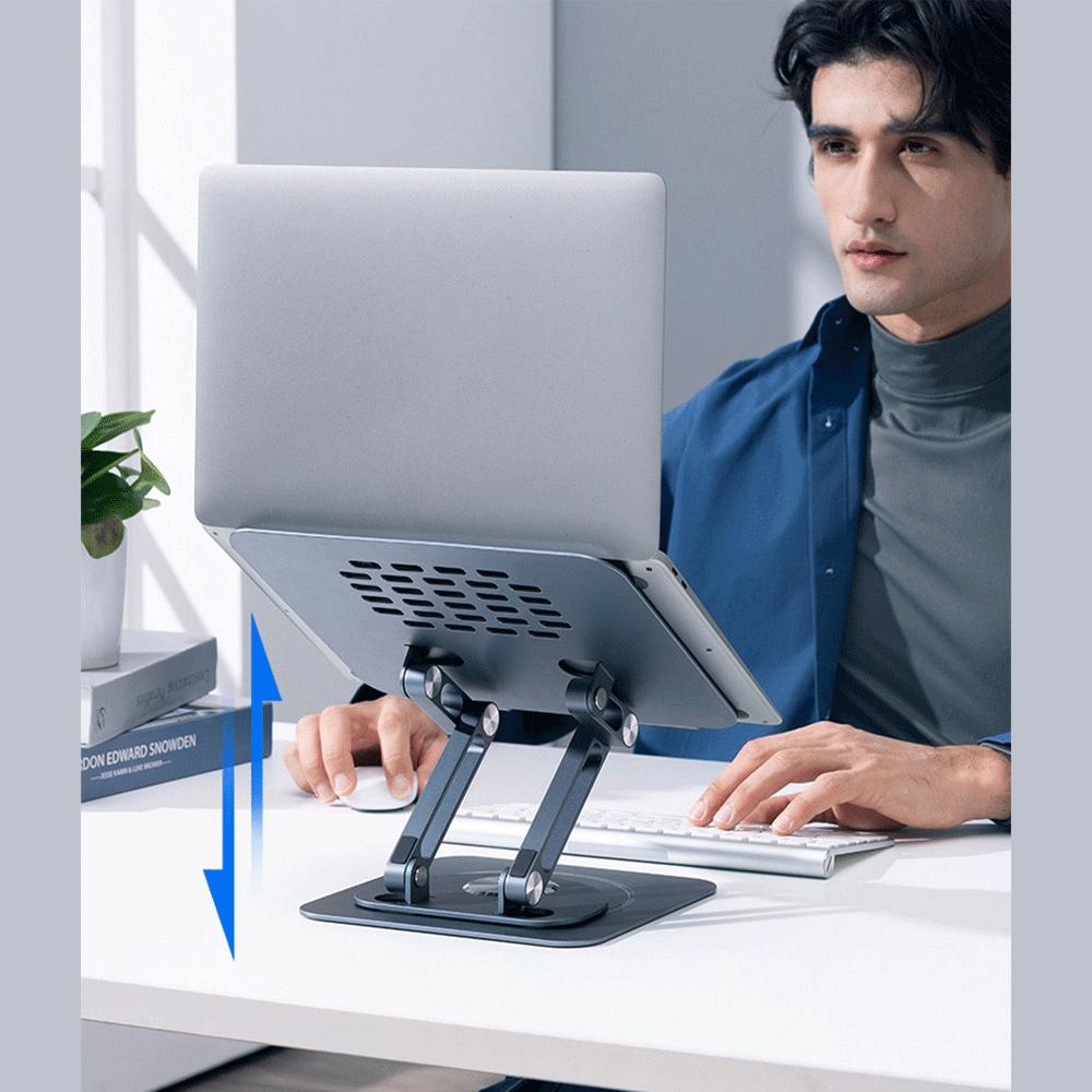 پایه لپ تاپ فلزی تاشو بیسوسBS-HP017