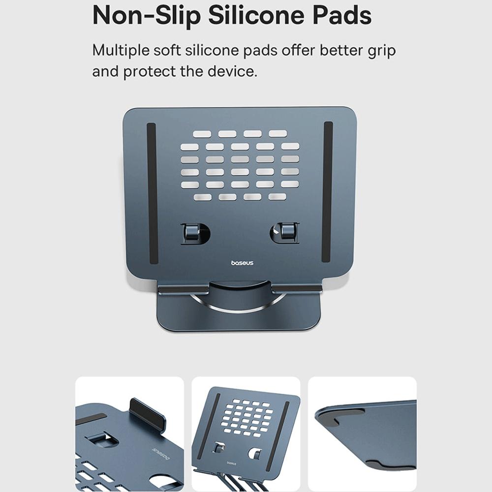 پایه لپ تاپ فلزی تاشو بیسوسBS-HP017