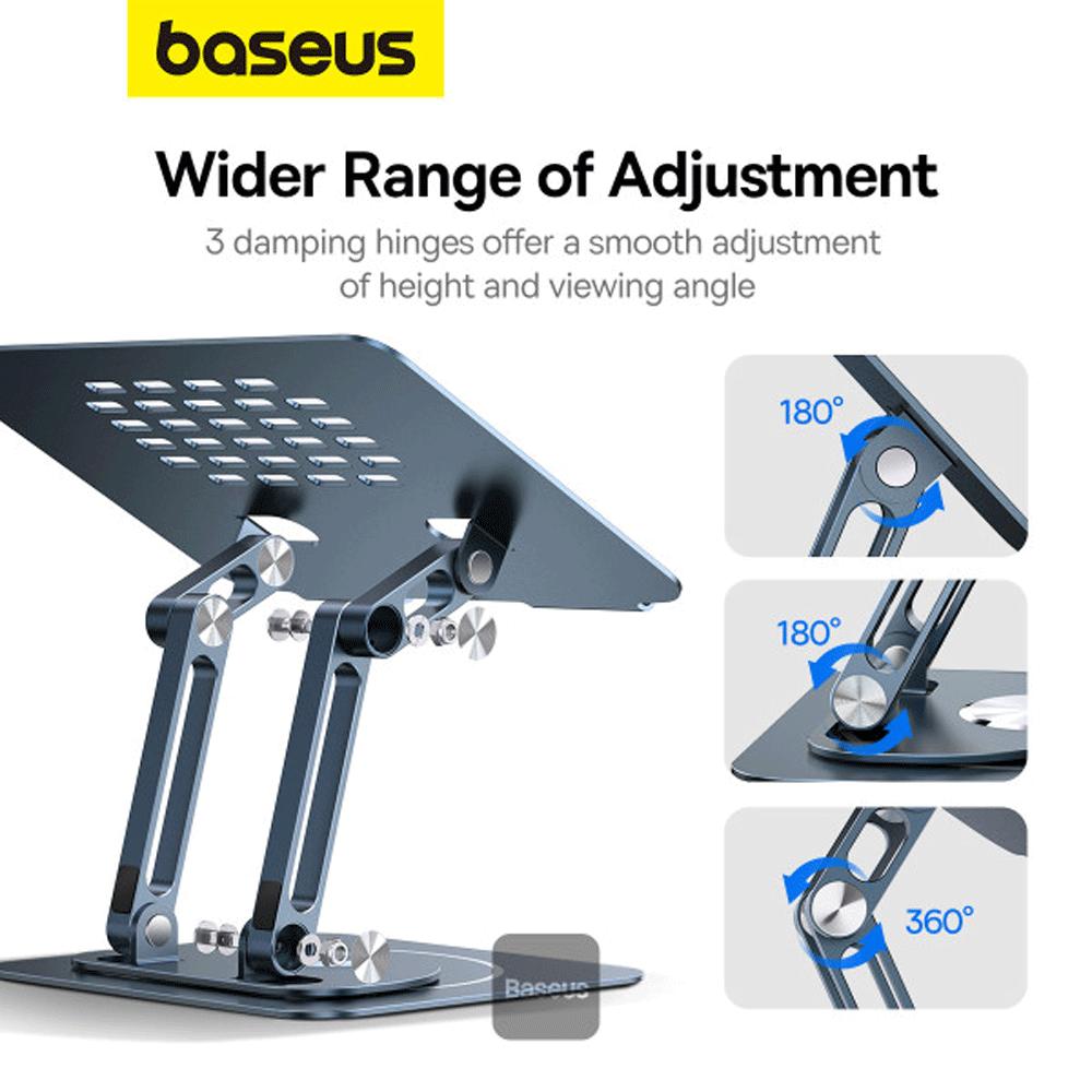 پایه لپ تاپ فلزی تاشو بیسوسBS-HP017