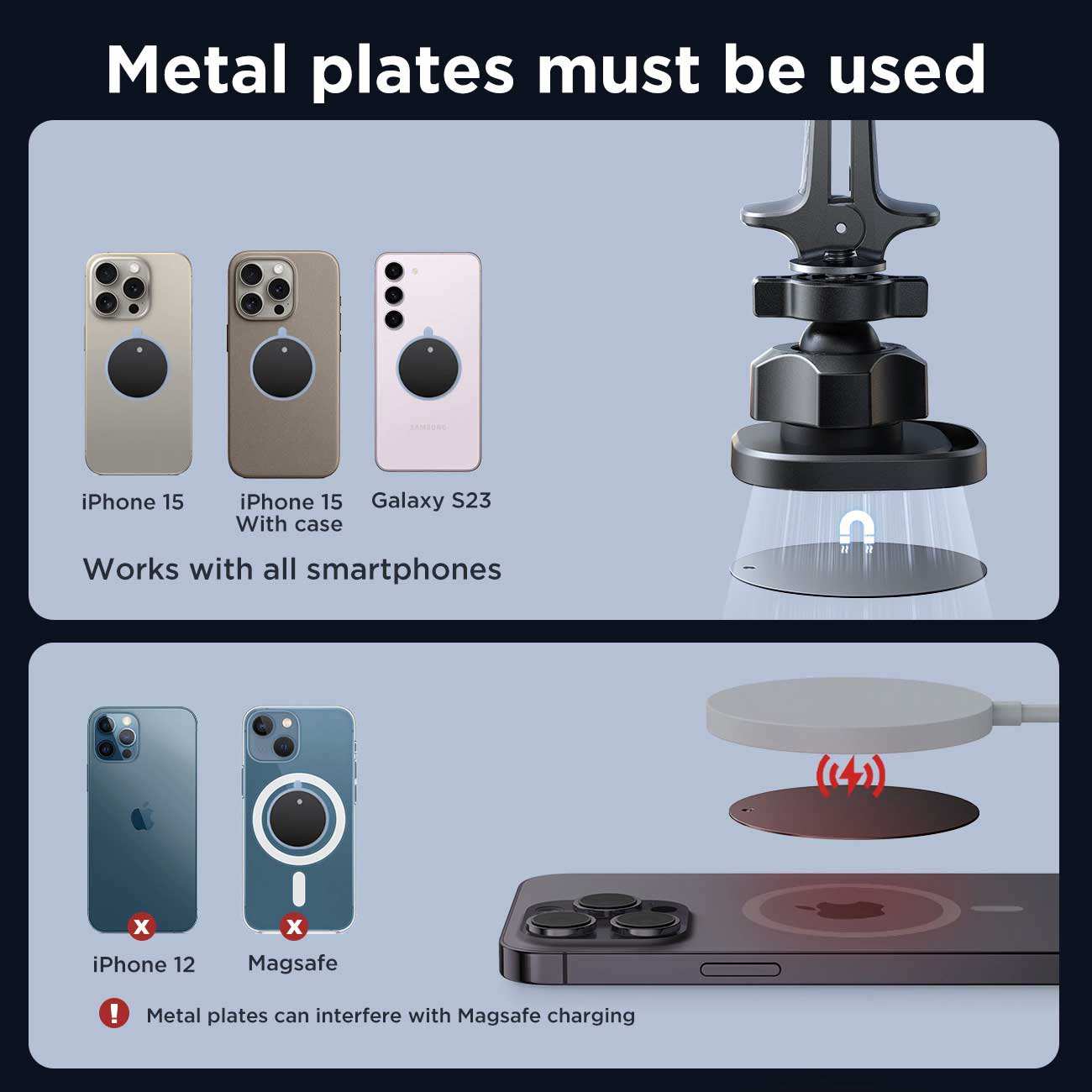 هولدر مگنتی گوشی موبایل داشبورد خودرو جویروم JR-ZS400