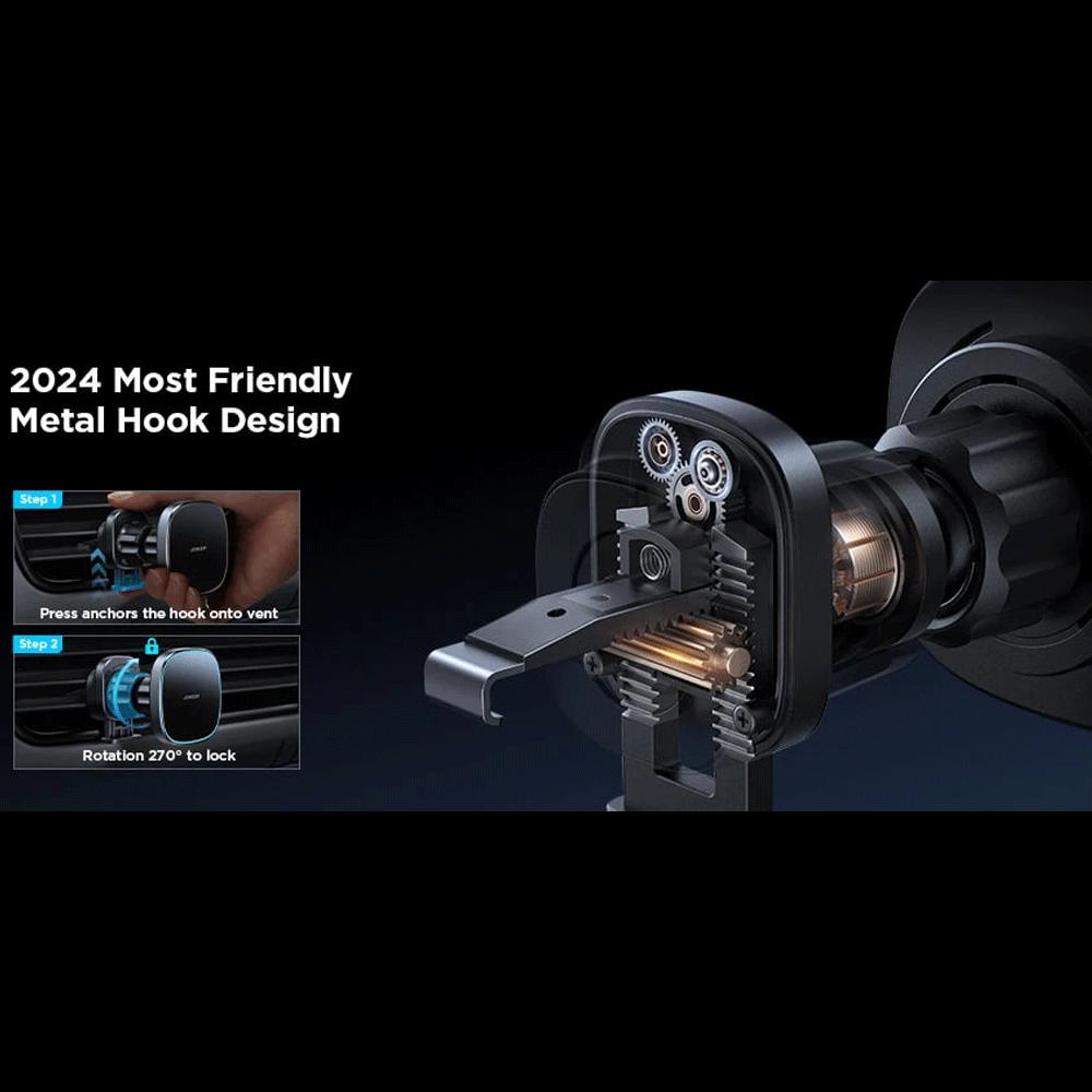 هولدر موبایل خودرو با شارژر بیسیم وایرلس جویروم JR-ZS388