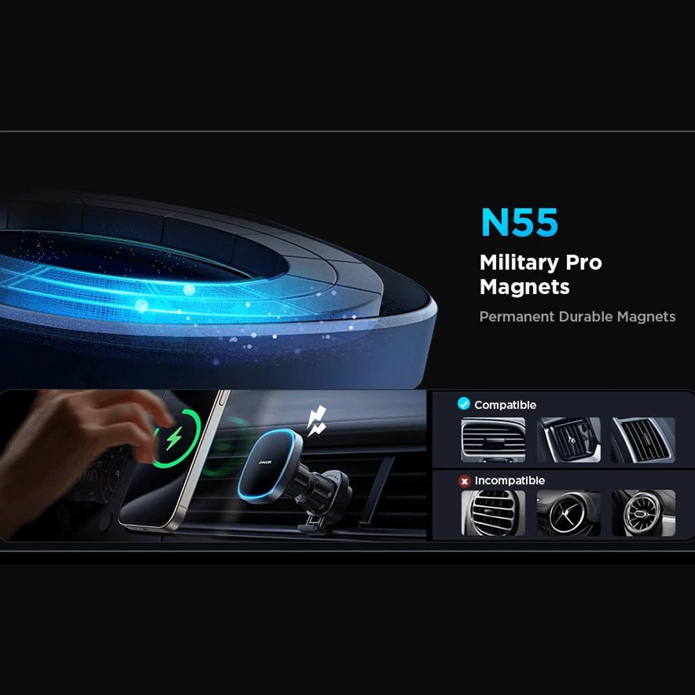 هولدر موبایل خودرو با شارژر بیسیم وایرلس جویروم JR-ZS388