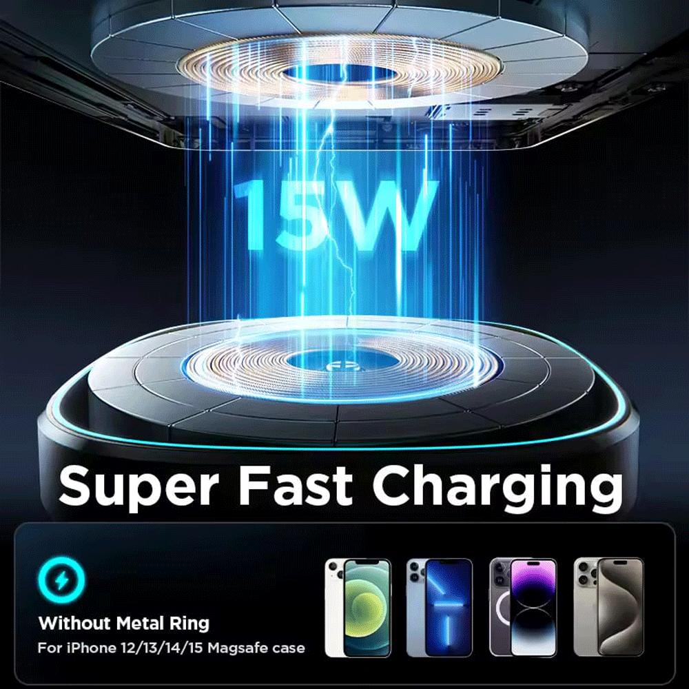 هولدر موبایل خودرو با شارژر بیسیم وایرلس جویروم JR-ZS388