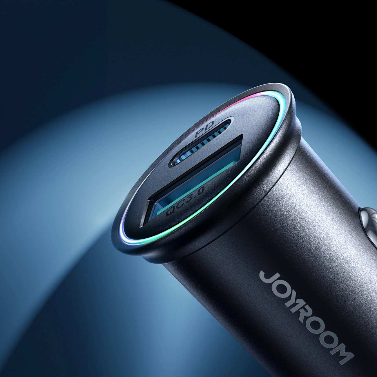 شارژر فندکی فست شارژ ماشین تایپسی و یواسبی 60 وات جویروم JR-CCN04