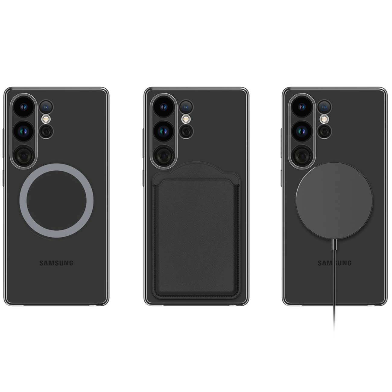 قاب مگنتی اصلی شفاف سامسونگ گلکسی اس 25 اولترا GP-FPS938SAATW