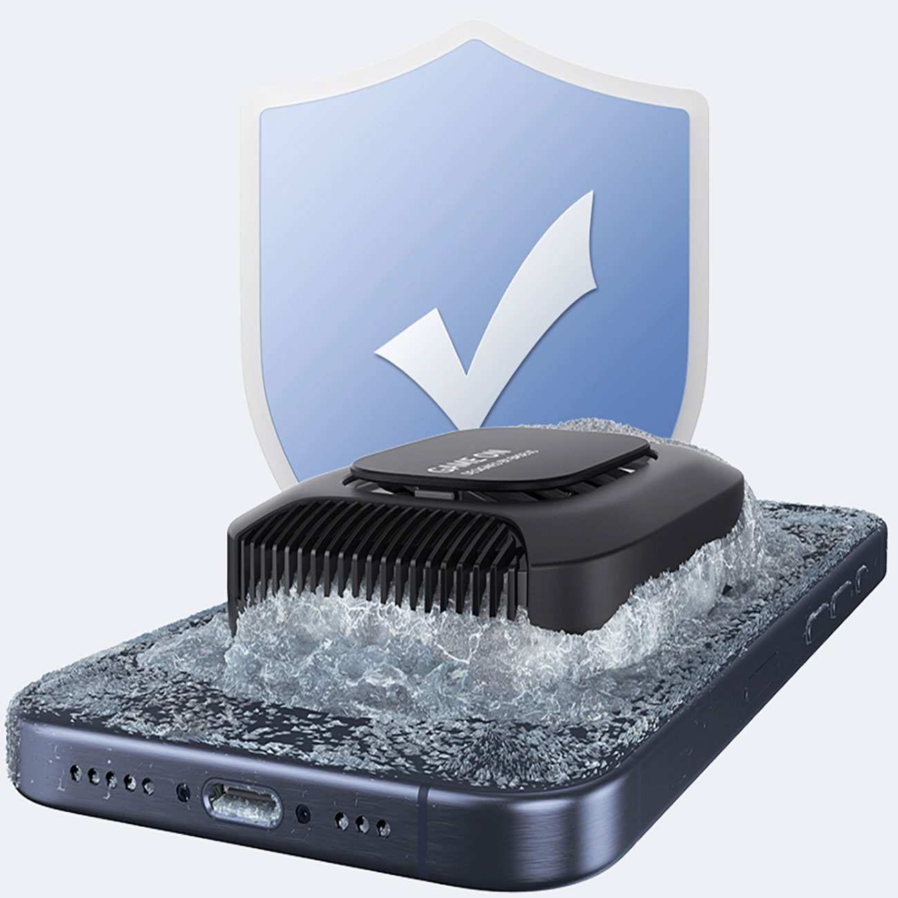 فن خنک کننده و شارژر وایرلس گوشی موبایل بیسوس BS-PS036