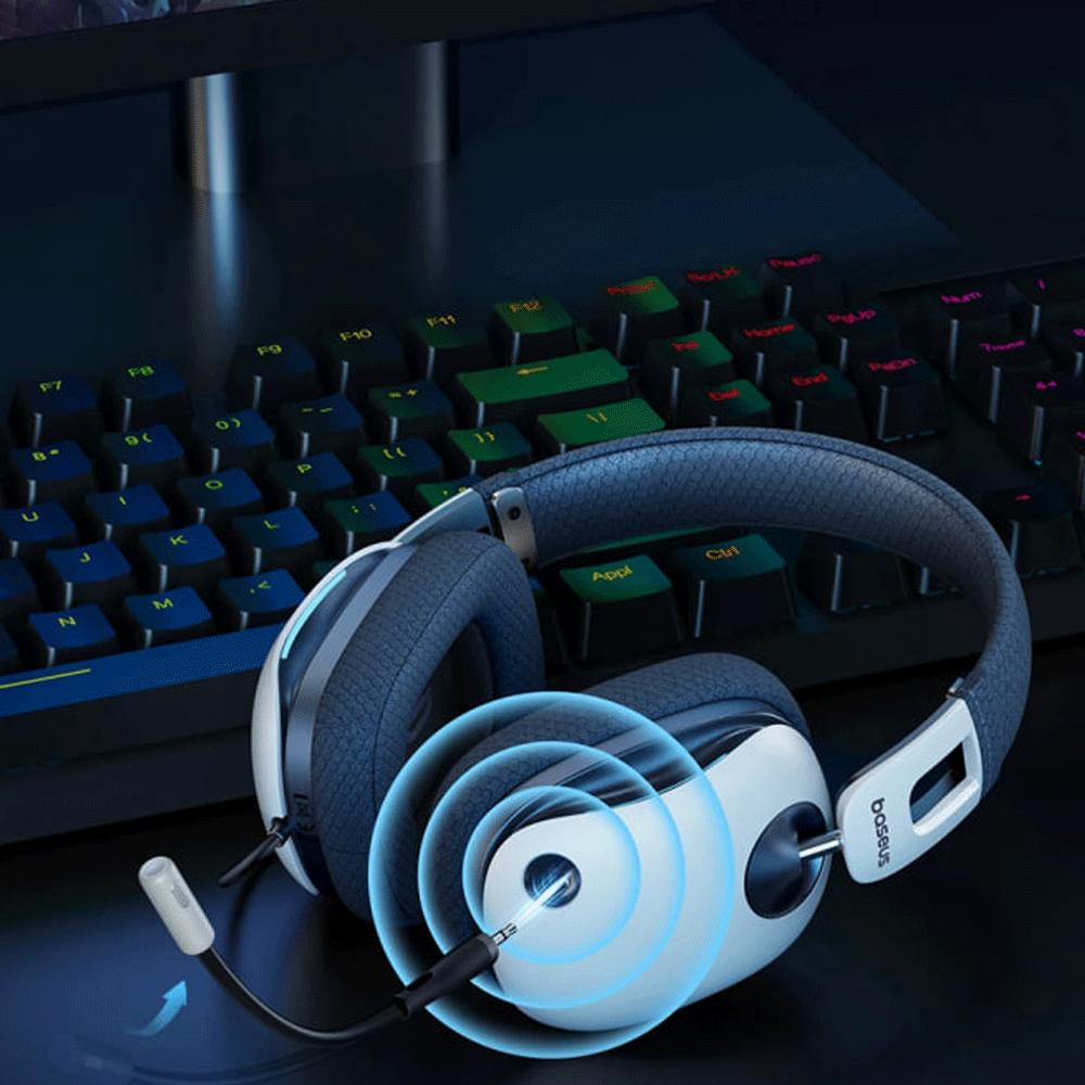 هدست و هدفون سیمی گیمینگ جک 3.5 میلیمتری بیسوس GoPlay 1 Max