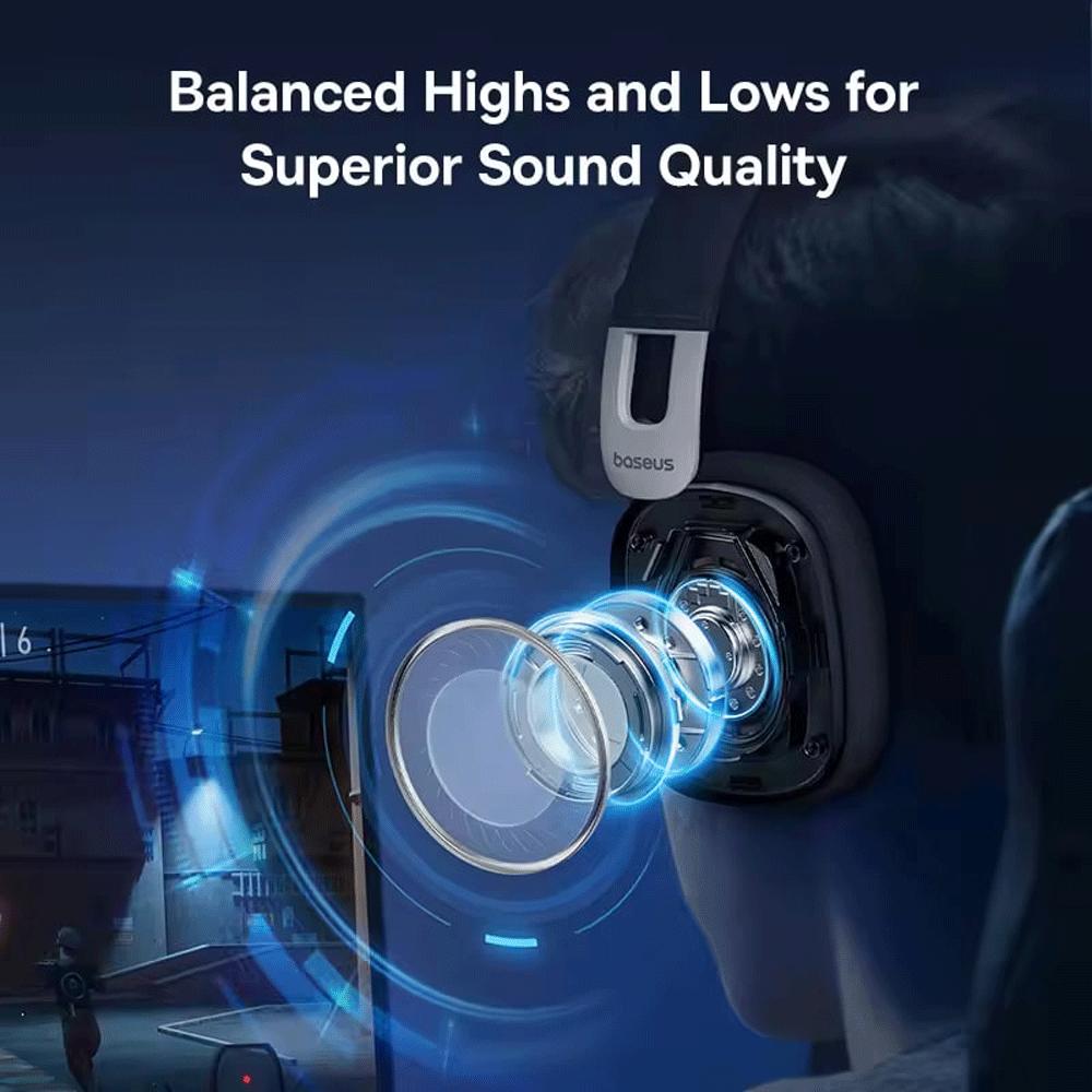 هدست و هدفون سیمی گیمینگ جک 3.5 میلیمتری بیسوس GoPlay 1 Max