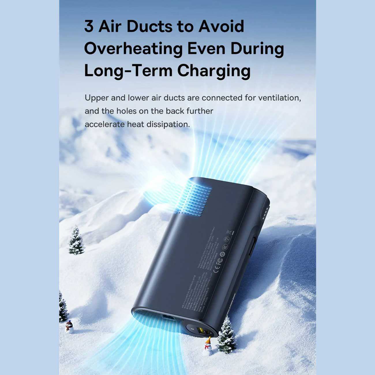 پمپ باد شارژی، چراغ قوه و پاوربانک بیسوس VA1 BS-CG034