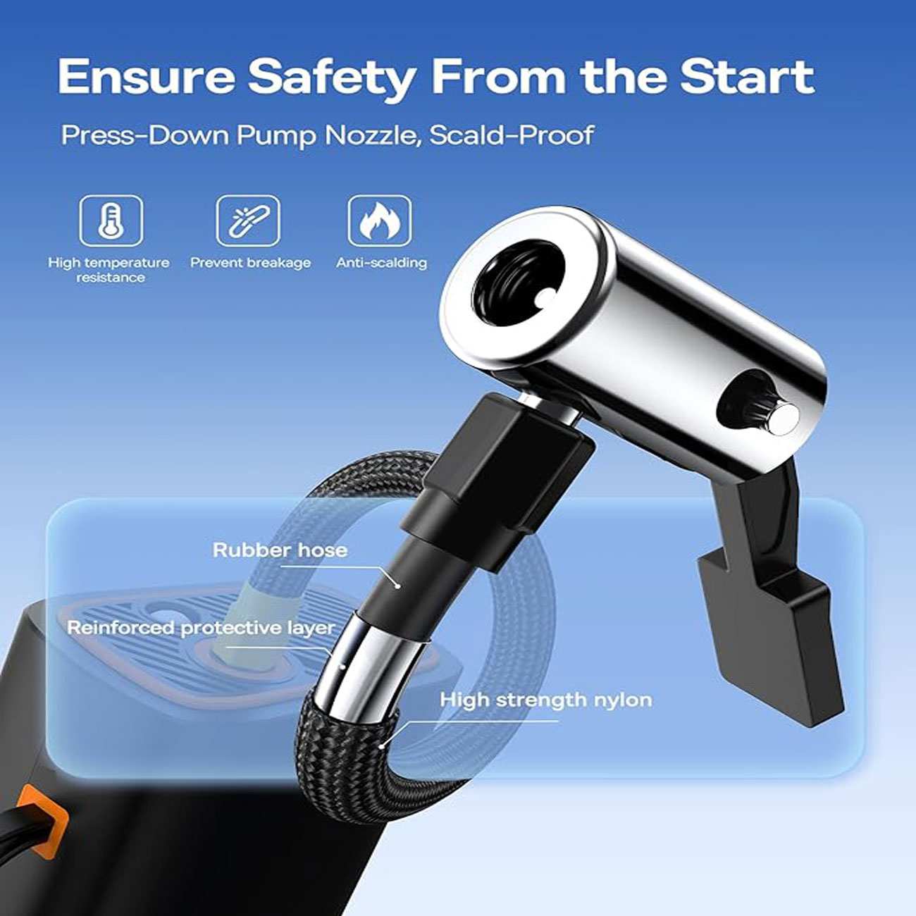 پمپ باد شارژی، چراغ قوه و پاوربانک بیسوس VA1 BS-CG034