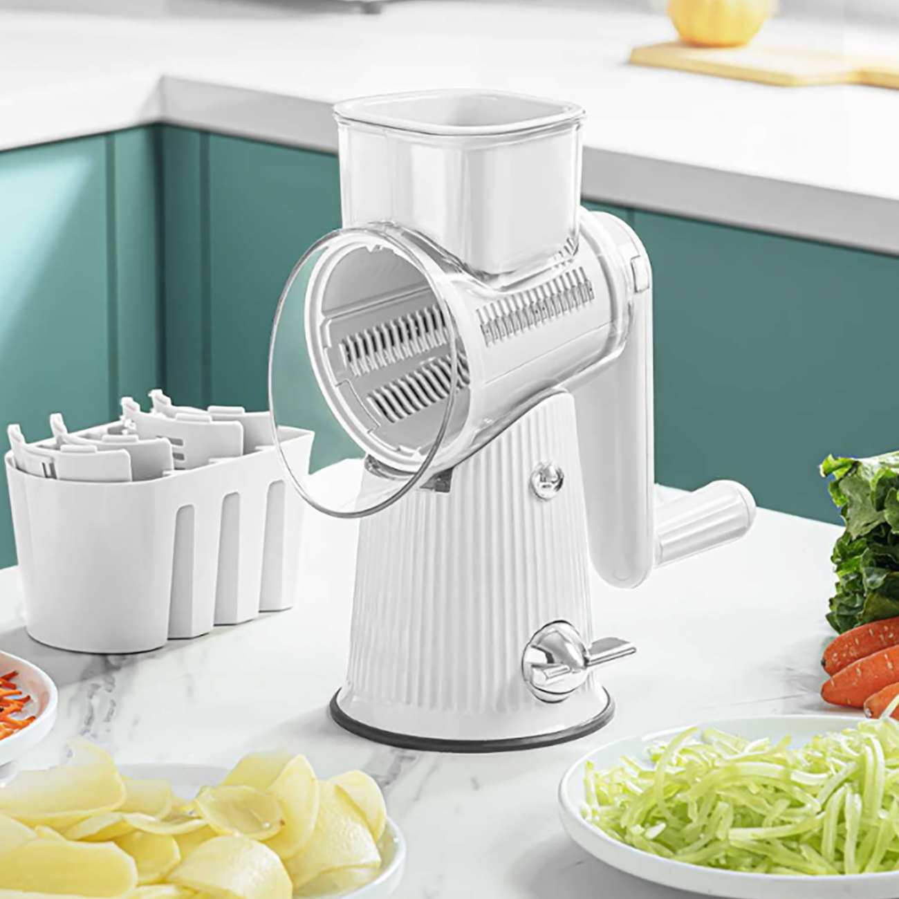 خرد کن و رنده دستی میوه و سبزیجات استوانهای چند منظوره شیائومی A550