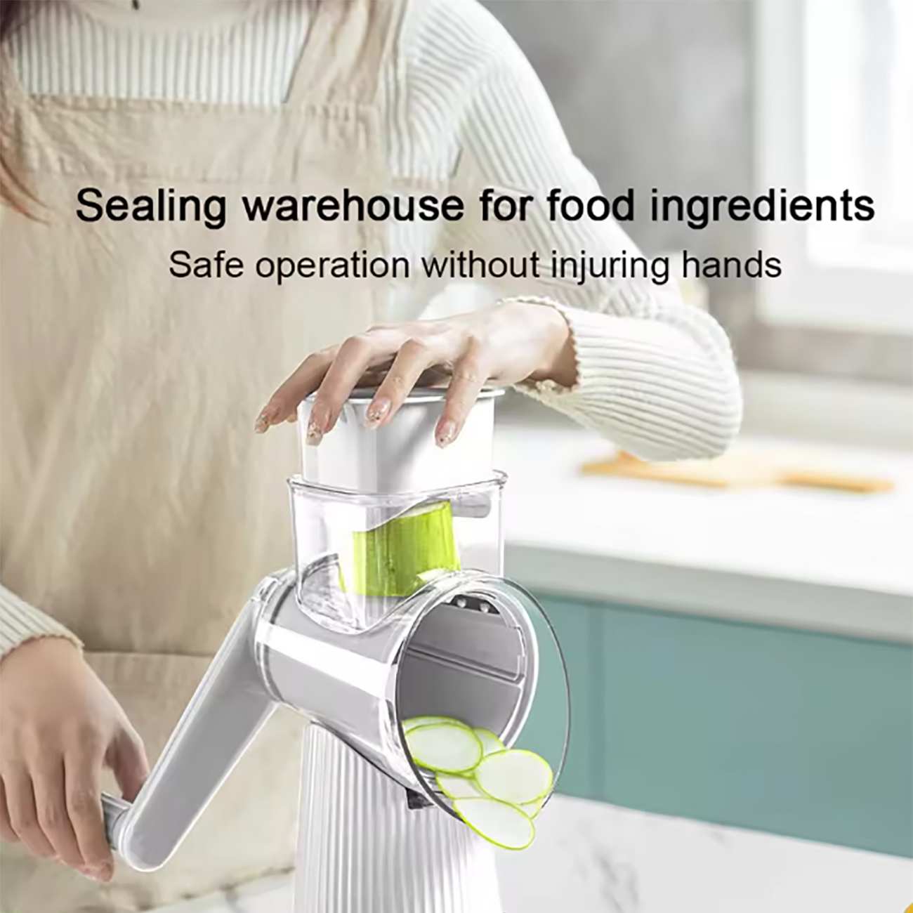 خرد کن و رنده دستی میوه و سبزیجات استوانهای چند منظوره شیائومی A550