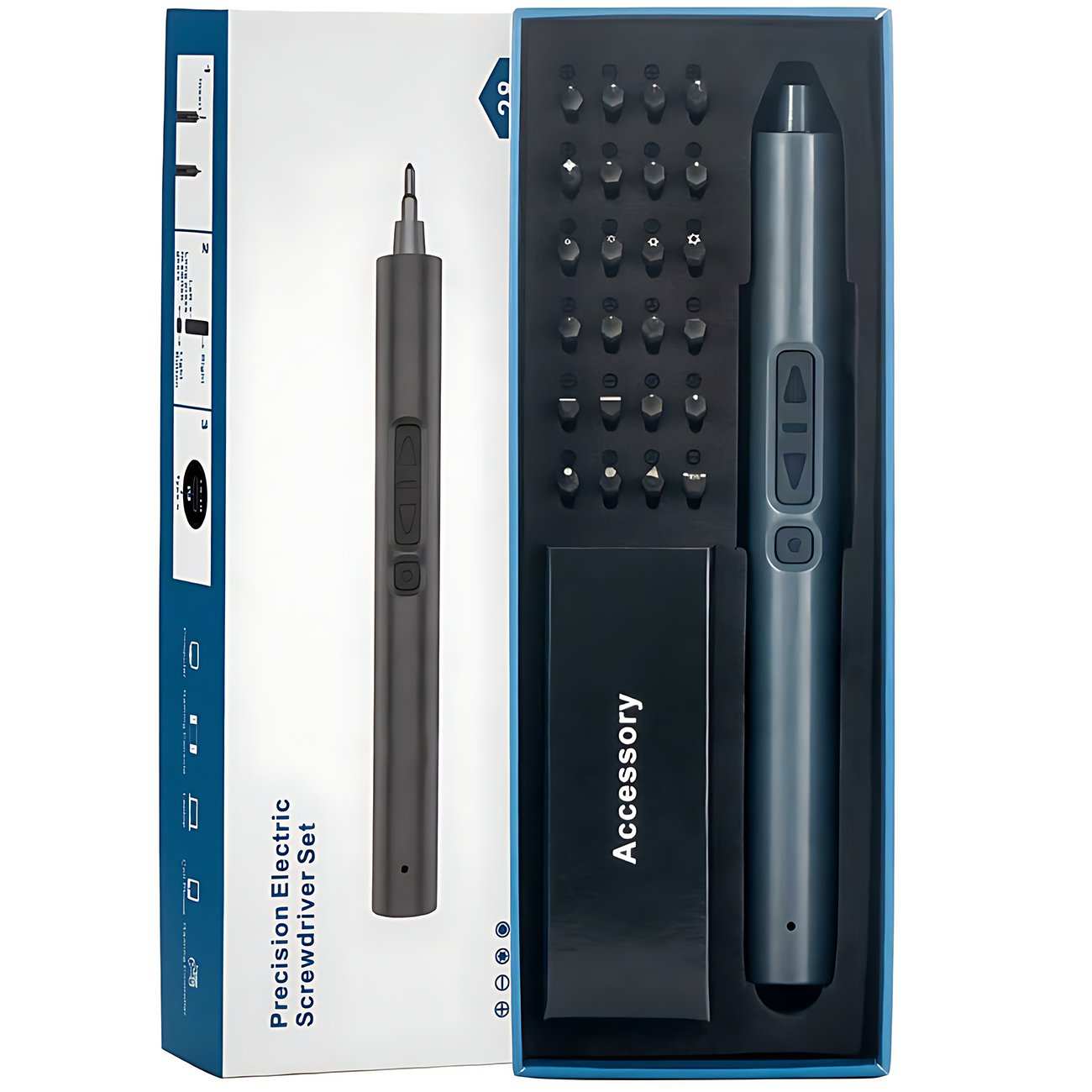 کیت پیچ گوشتی شارژی 28 تکه PRECISION