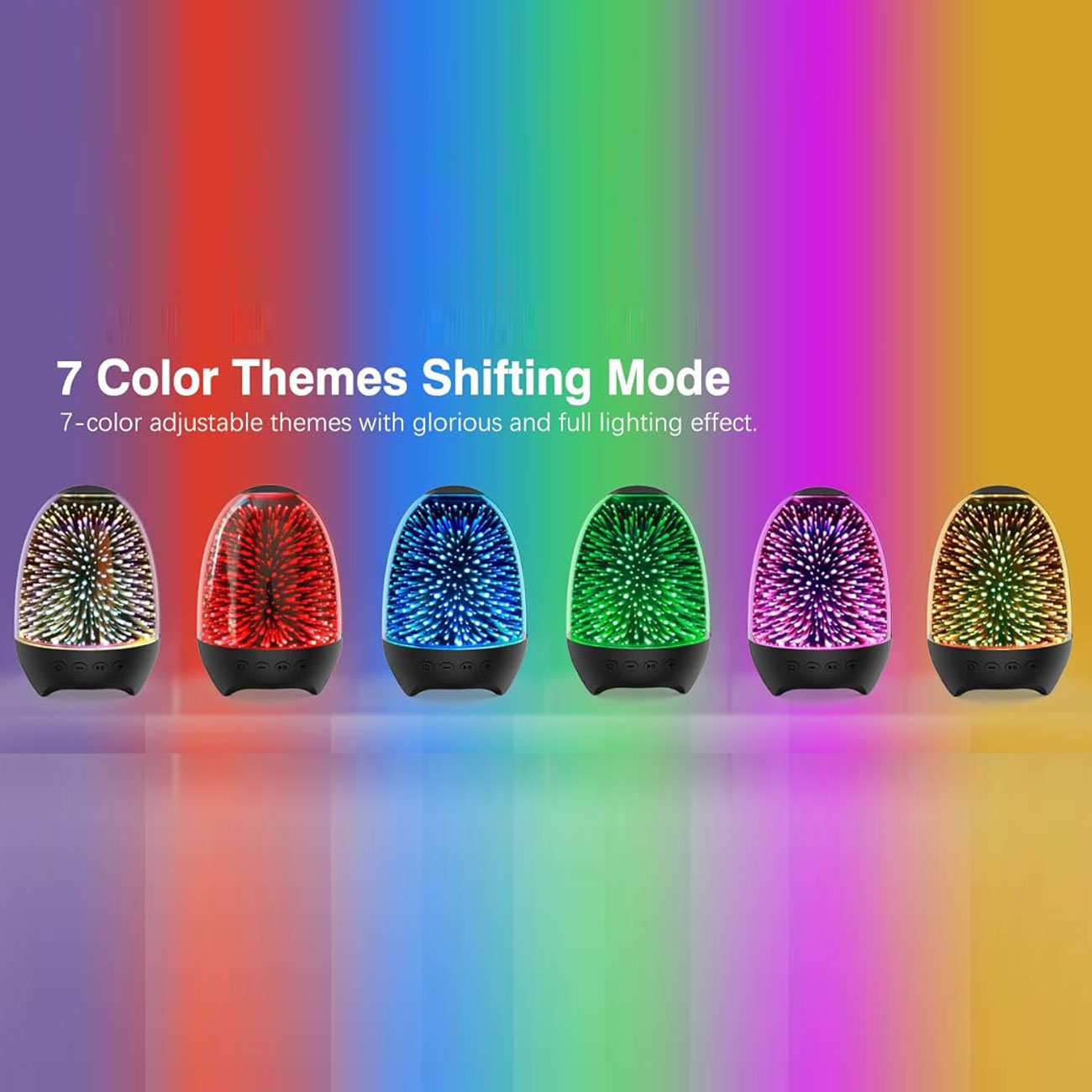 اسپیکر بلوتوثی و چراغ خواب رومیزی قابل حمل لمسی اِیسکول S609