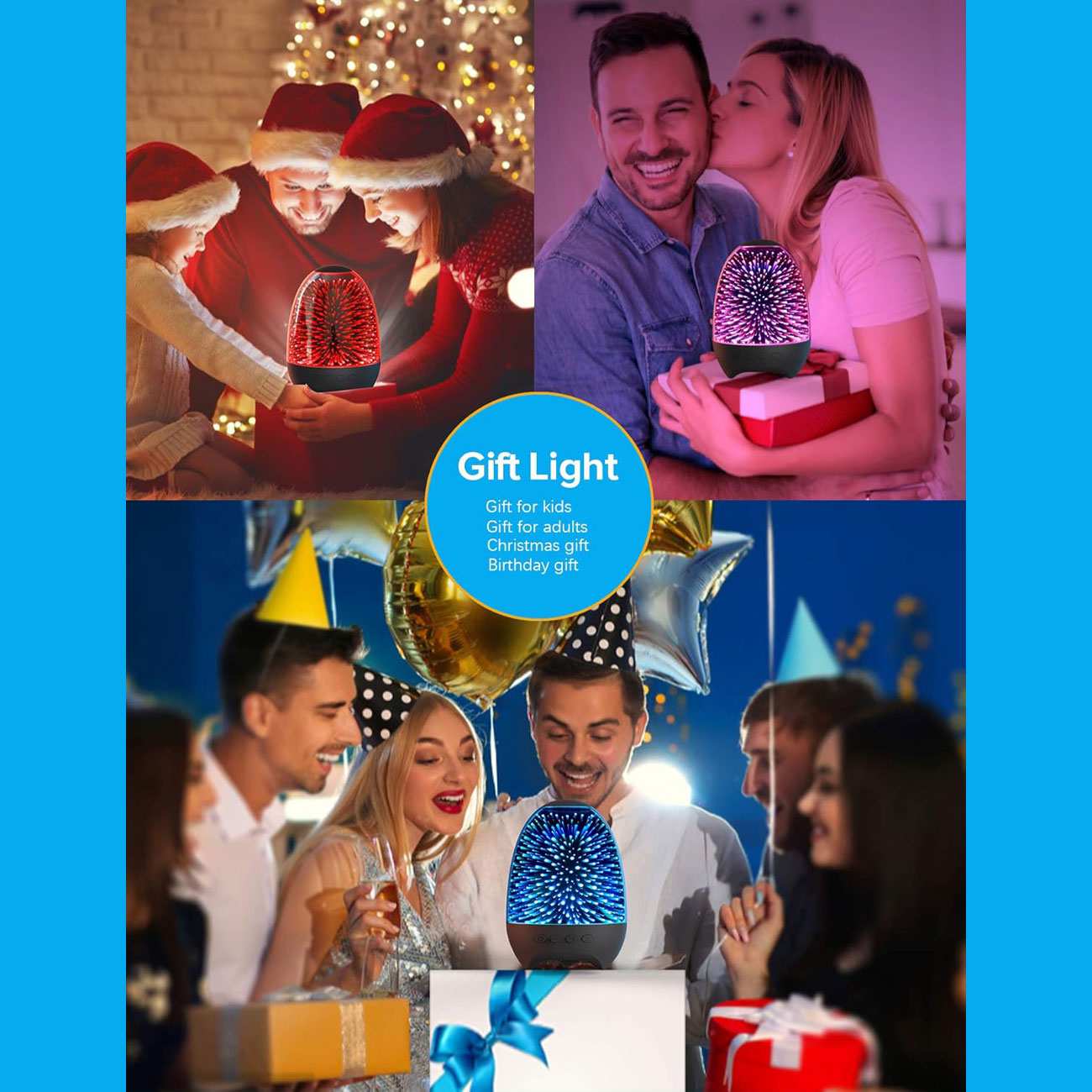 اسپیکر بلوتوثی و چراغ خواب رومیزی قابل حمل لمسی اِیسکول S609