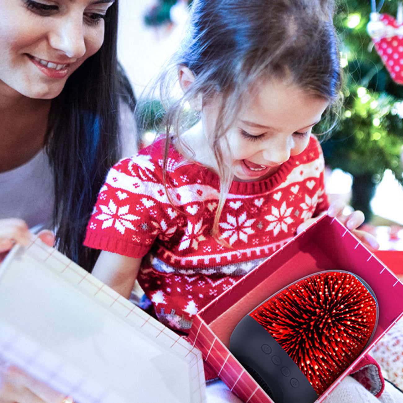 اسپیکر بلوتوثی و چراغ خواب رومیزی قابل حمل لمسی اِیسکول S609