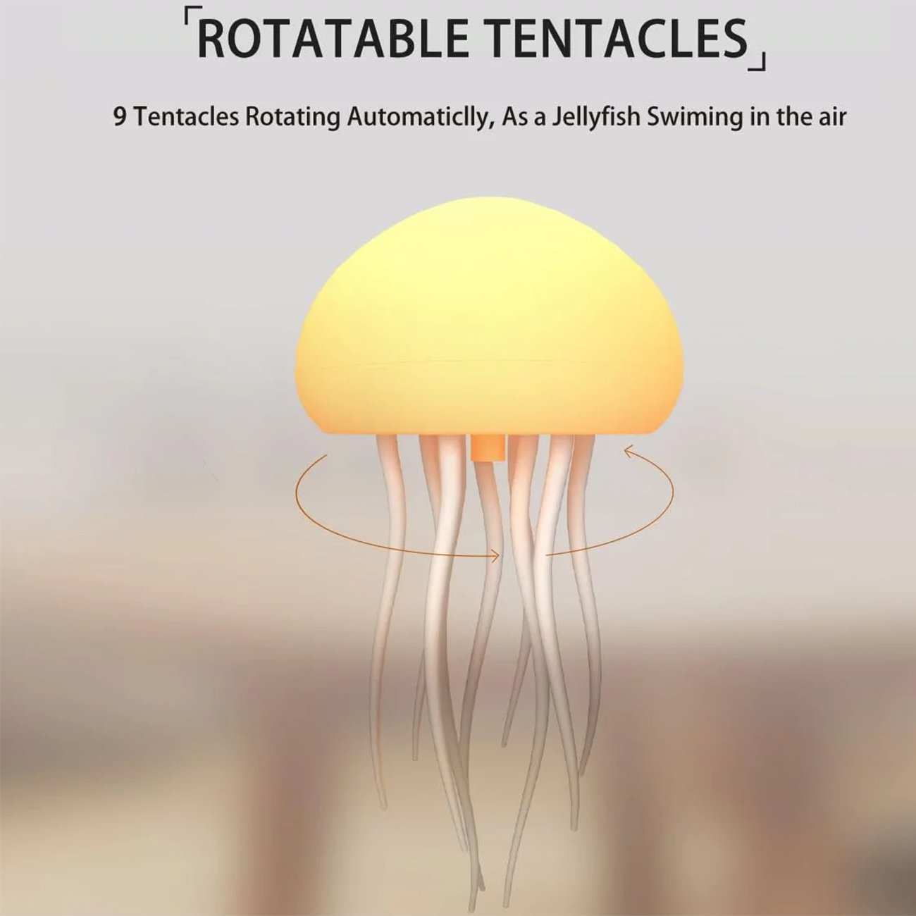 چراغ خواب رومیزی شارژی عروس دریایی AURORA