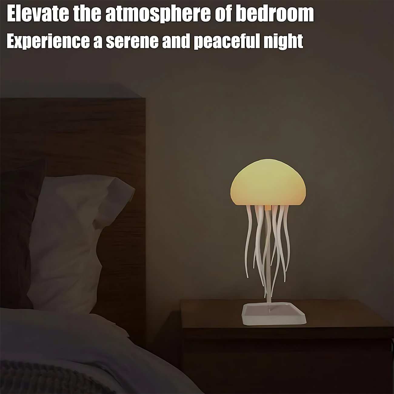 چراغ خواب رومیزی شارژی عروس دریایی AURORA