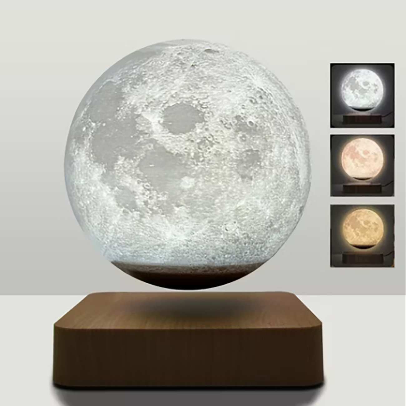 چراغ خواب رومیزی ماه معلق سه بعدی MOON LAMP