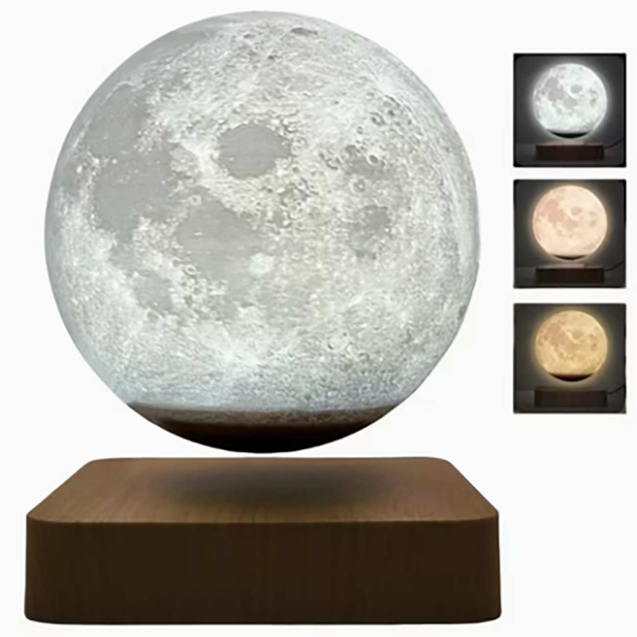 چراغ خواب رومیزی ماه معلق سه بعدی MOON LAMP