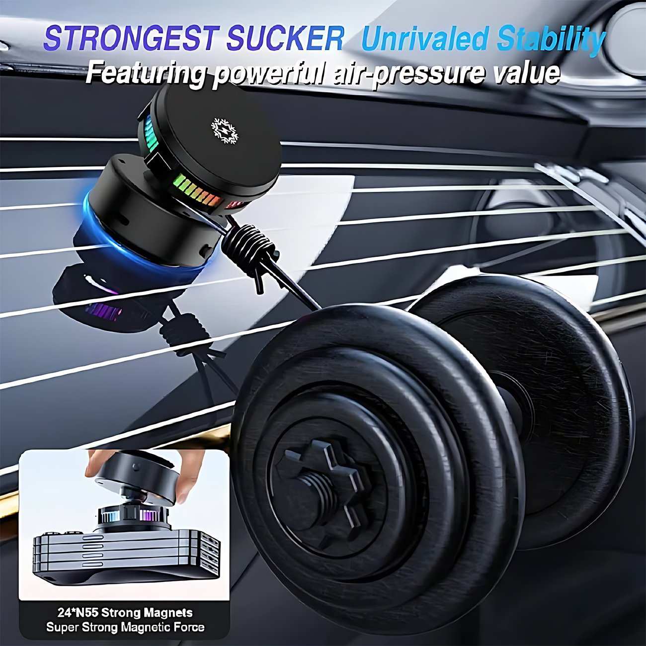 هولدر مکشی مگنتی، شارژر بیسیم 15 وات و فن خنککننده گوشی موبایل قابل شارژ چندکاره XT60-L