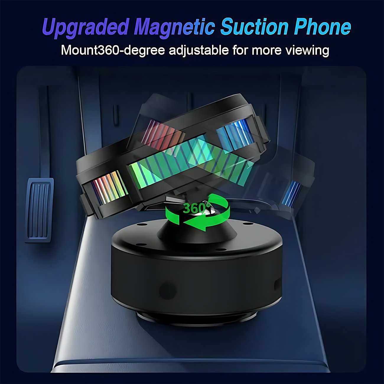 هولدر مکشی مگنتی، شارژر بیسیم 15 وات و فن خنککننده گوشی موبایل قابل شارژ چندکاره XT60-L