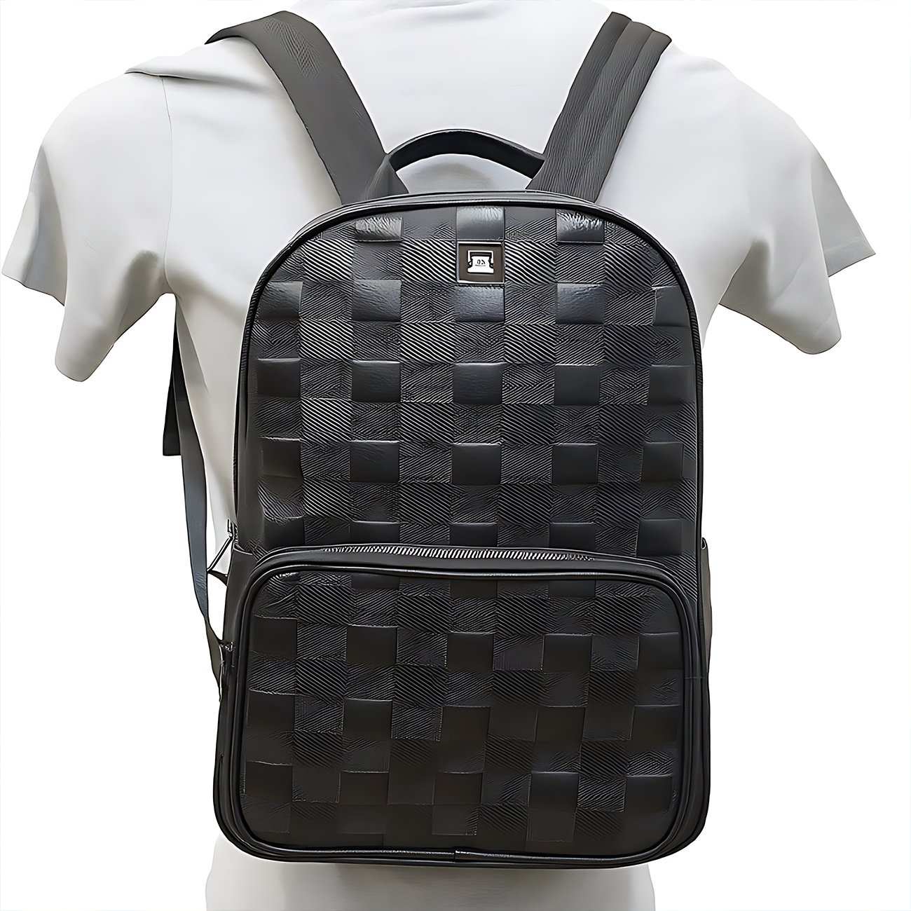 کوله پشتی هوشمند با قفل اثر انگشت مدل چهارخانه