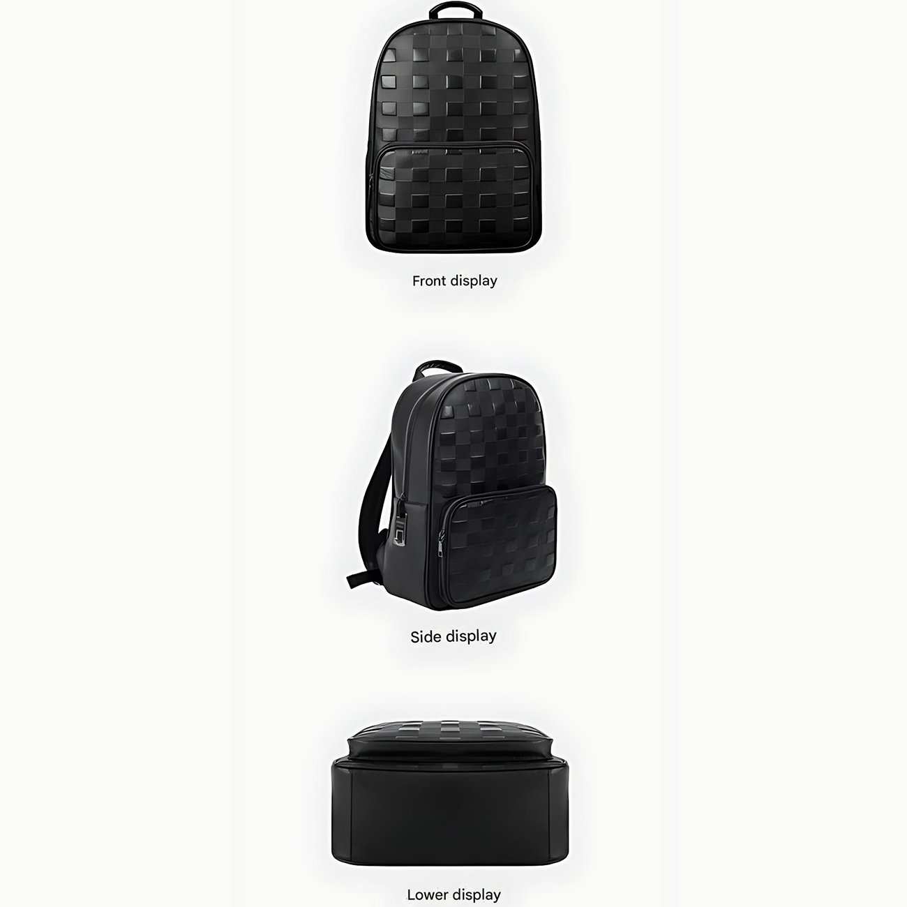 کوله پشتی هوشمند با قفل اثر انگشت مدل چهارخانه