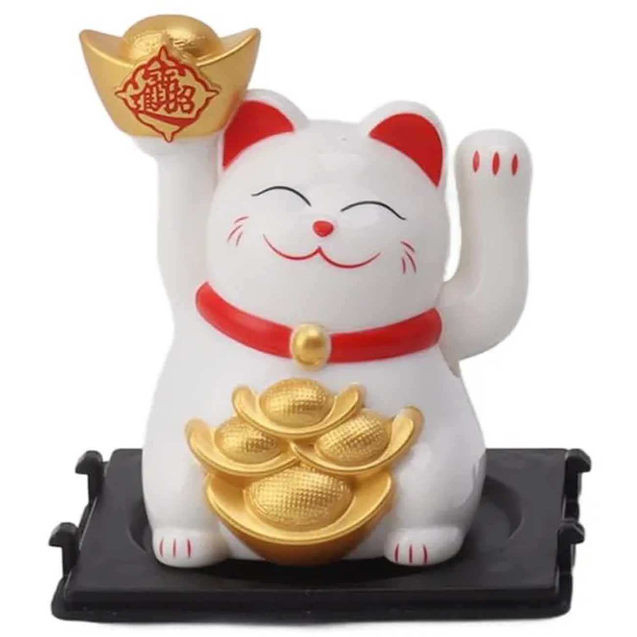 گربه شانس مانکی نکو خورشیدی فنگشویی سایز کوچک MLY23101