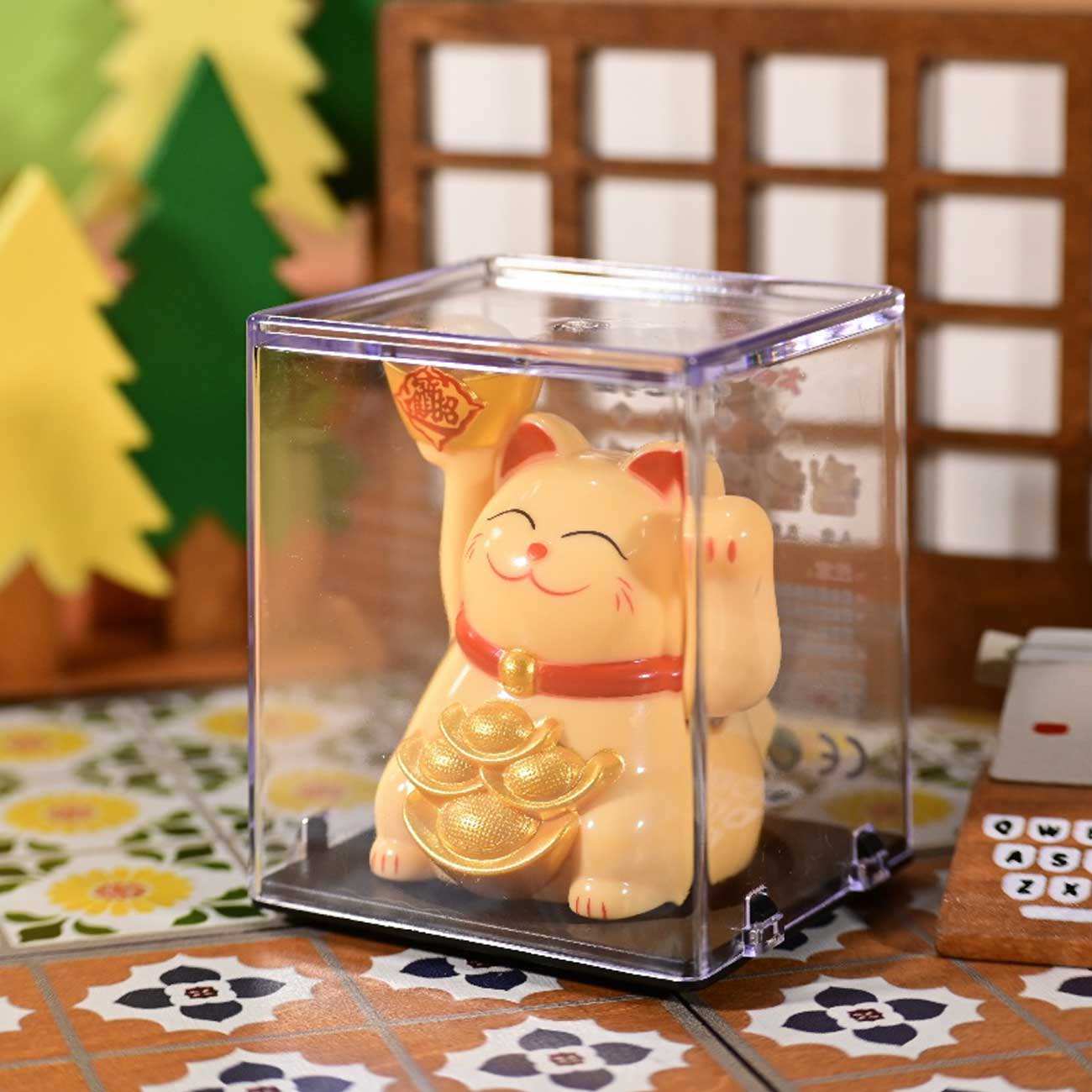 گربه شانس مانکی نکو خورشیدی فنگشویی سایز کوچک MLY23101