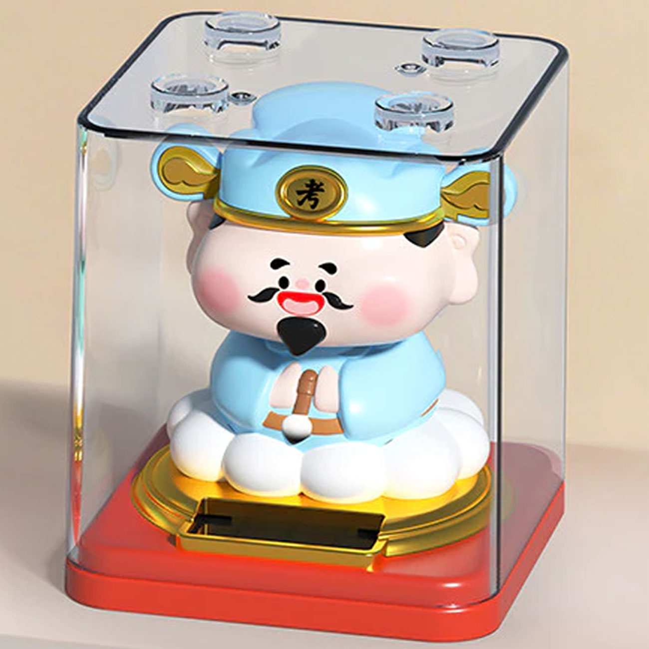 دکوری مجسمه فنگشویی خورشیدی بودای ثروت سایز بزرگ JS809A-JS809B