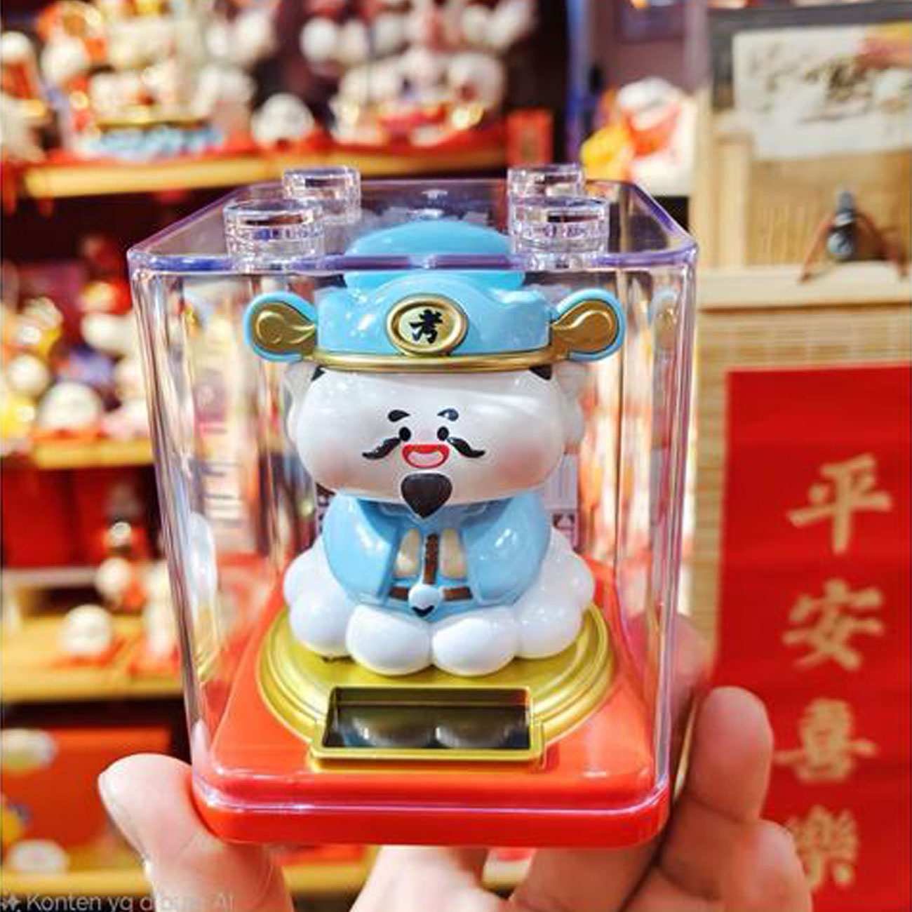 دکوری مجسمه فنگشویی خورشیدی بودای ثروت سایز بزرگ JS809A-JS809B