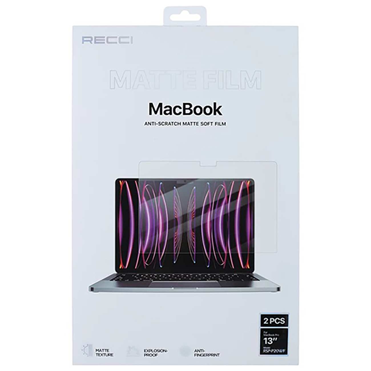 گلس صفحه نمایش مک بوک 13 اینچ رسی RSP-P20WF (پک 2 عددی)