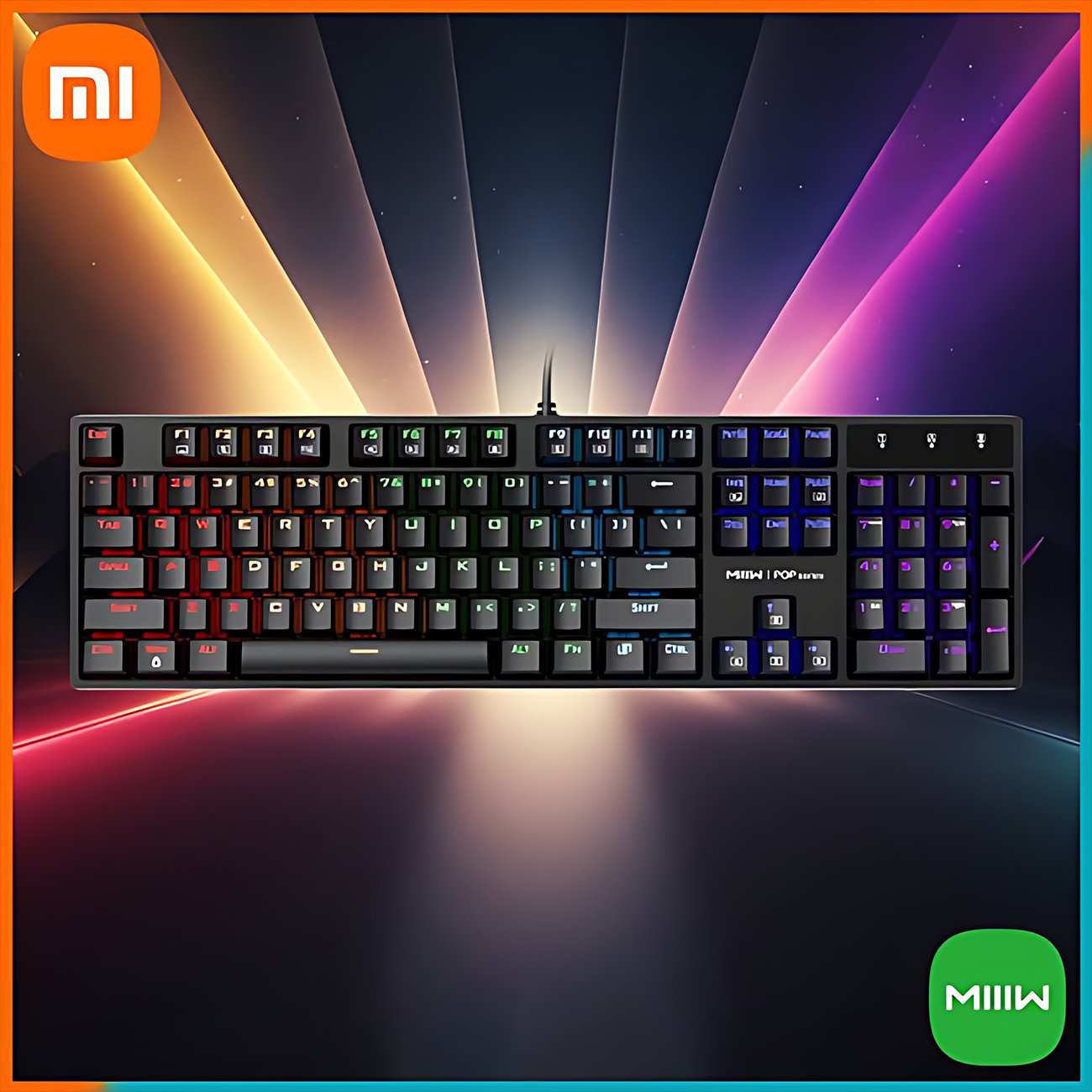 کیبورد مکانیکی گیمینگ سیمی USB میوو شیائومی K1040