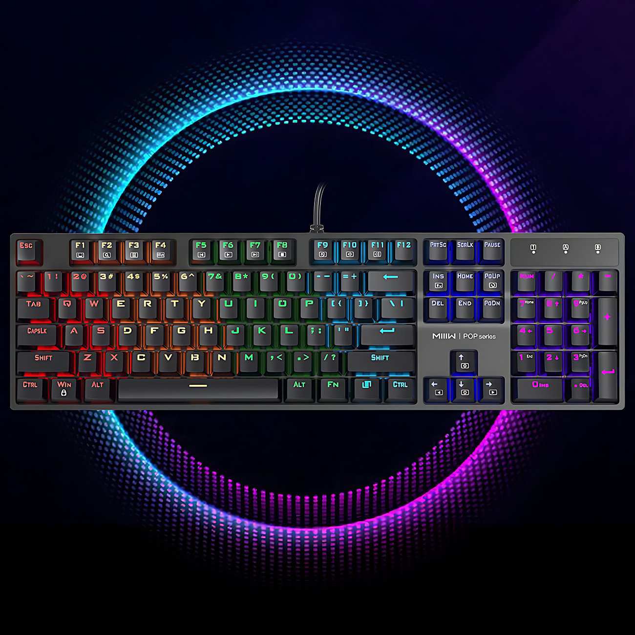 کیبورد مکانیکی گیمینگ سیمی USB میوو شیائومی K1040