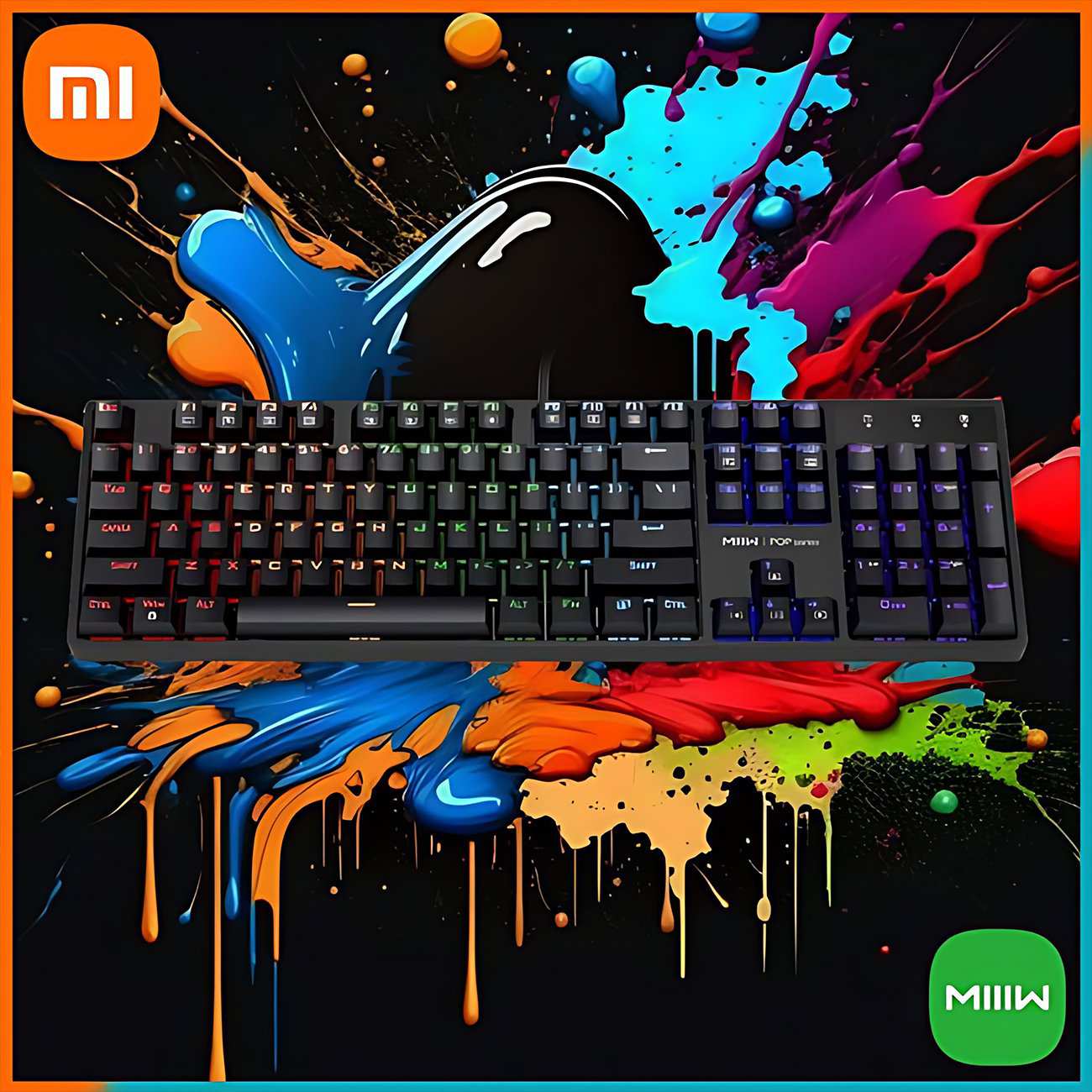 کیبورد مکانیکی گیمینگ سیمی USB میوو شیائومی K1040