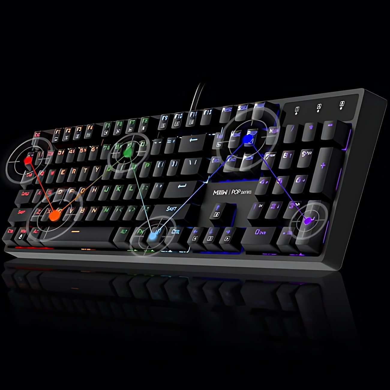 کیبورد مکانیکی گیمینگ سیمی USB میوو شیائومی K1040