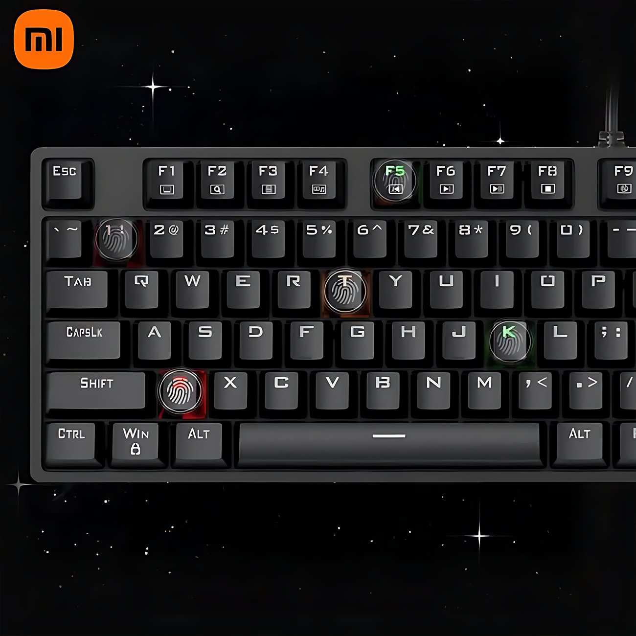 کیبورد مکانیکی گیمینگ سیمی USB میوو شیائومی K1040