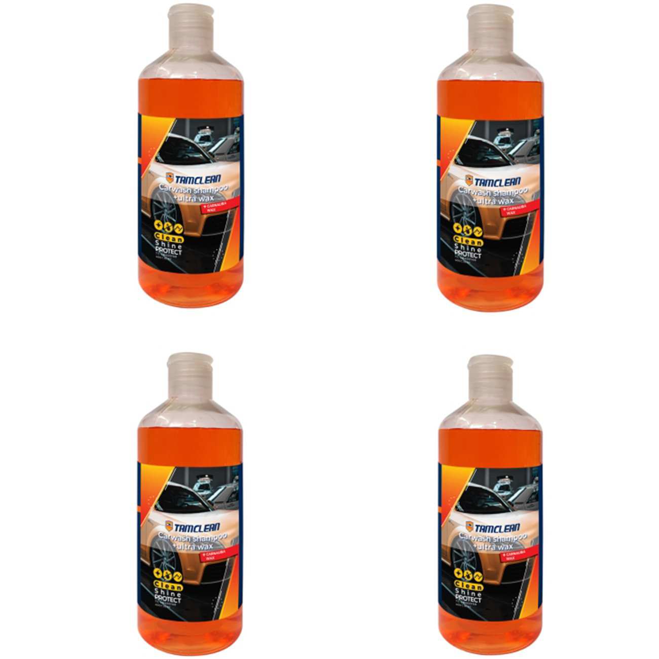 شامپو تمیزکننده بدنه خودرو 400 میلی لیتری تام کلین مدل اولتراواکس TC-SB400Y68