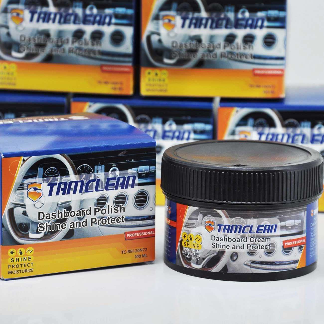 واکس داشبورد تام کلین 100 میلی لیتری TC-RB120N72