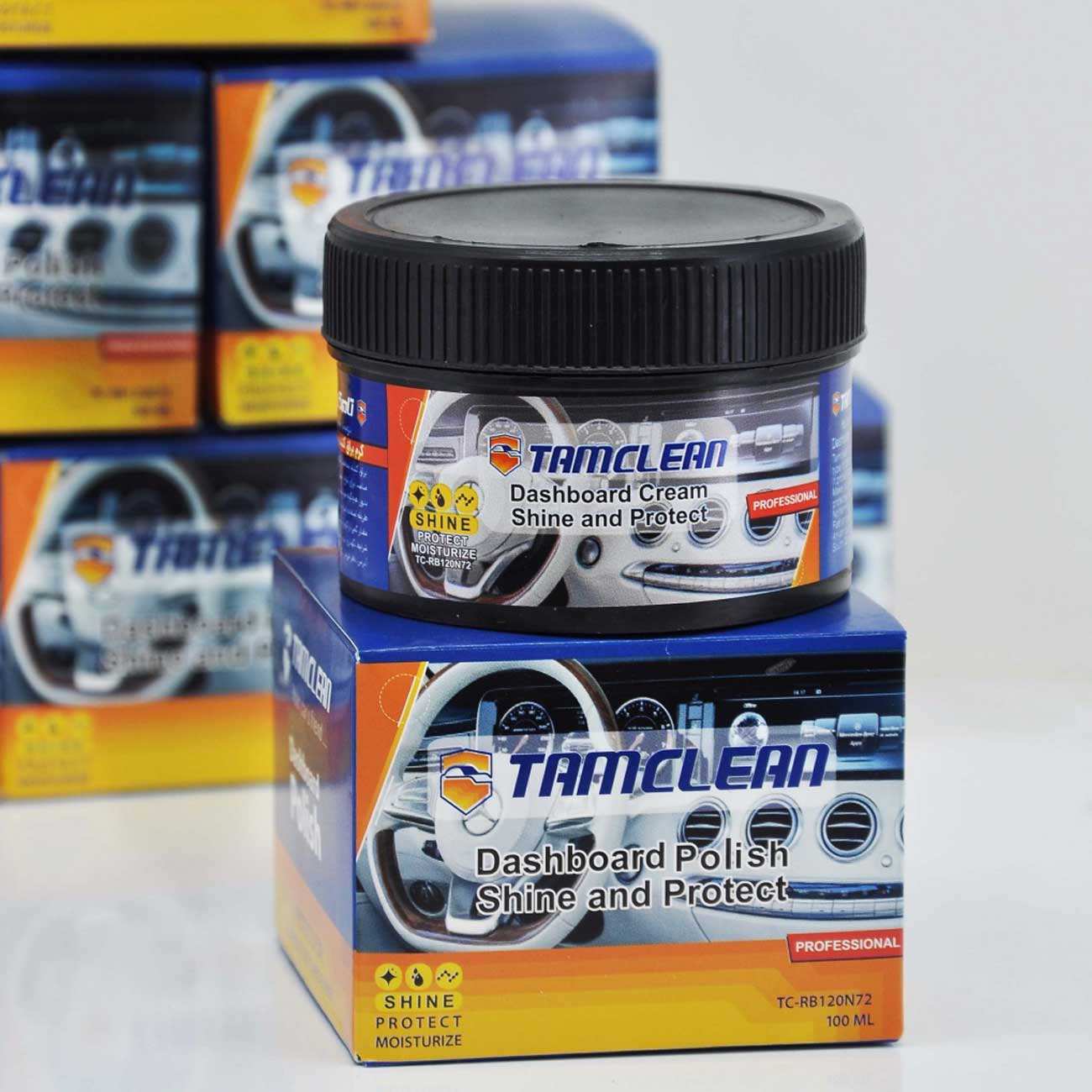 واکس داشبورد تام کلین 100 میلی لیتری TC-RB120N72