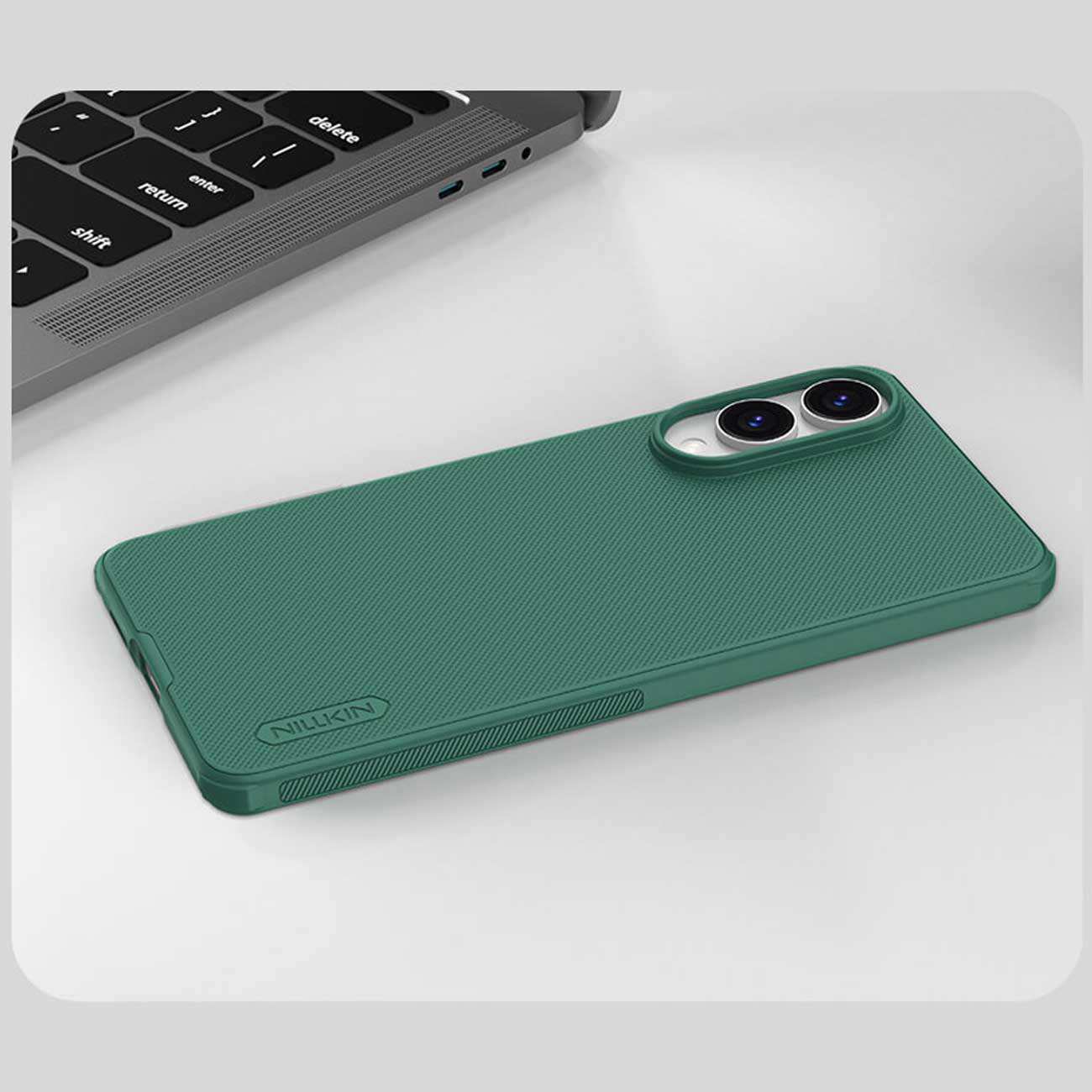 قاب گوشی سامسونگ Galaxy S25 Edge نیلکین Super Frosted Shield Pro