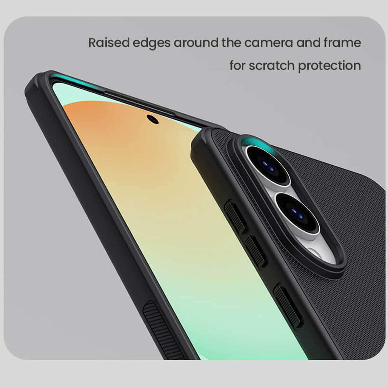 قاب گوشی سامسونگ Galaxy S25 Edge نیلکین Super Frosted Shield Pro