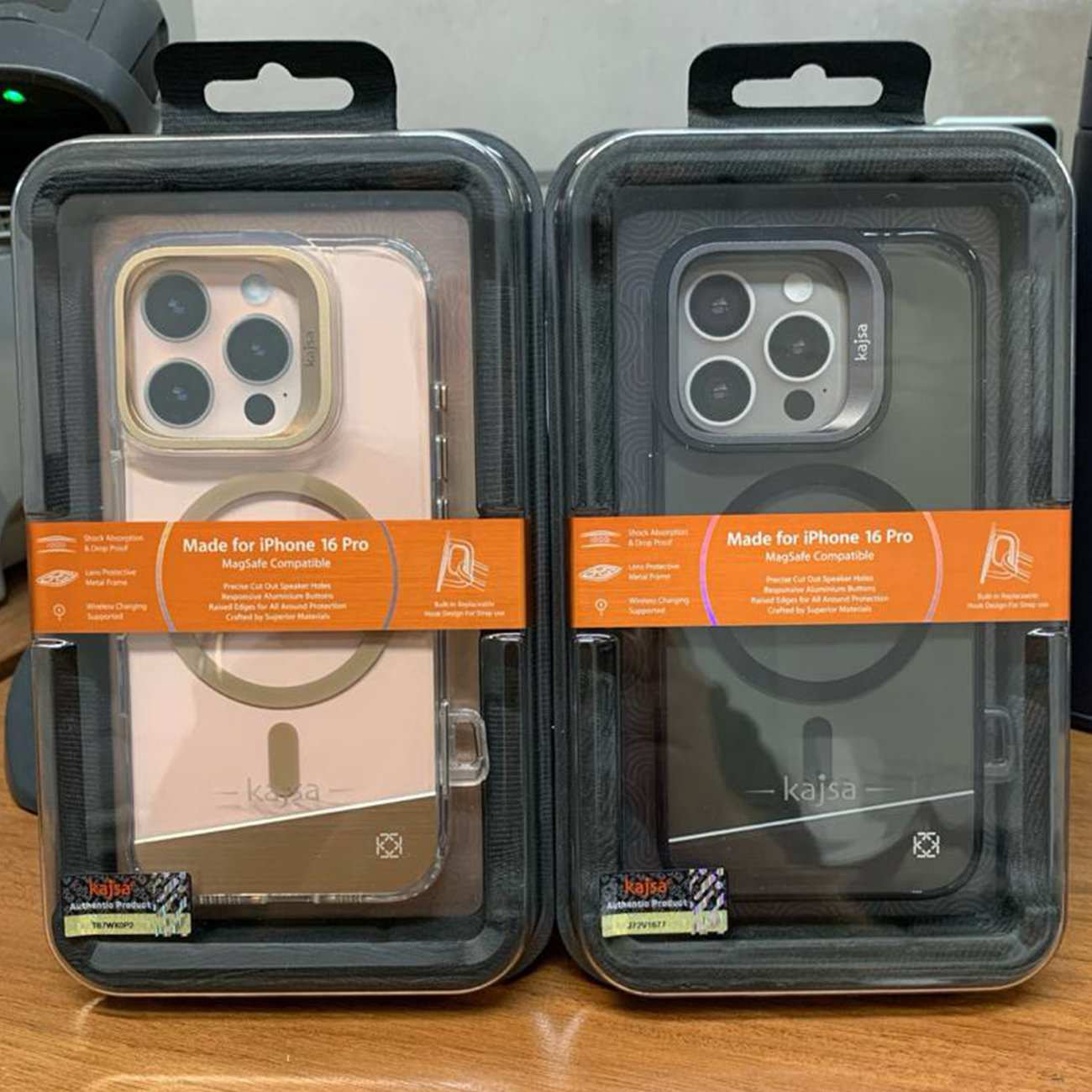 قاب شفاف مگسیف آیفون 16 پرو کاجسا Trans-Shield