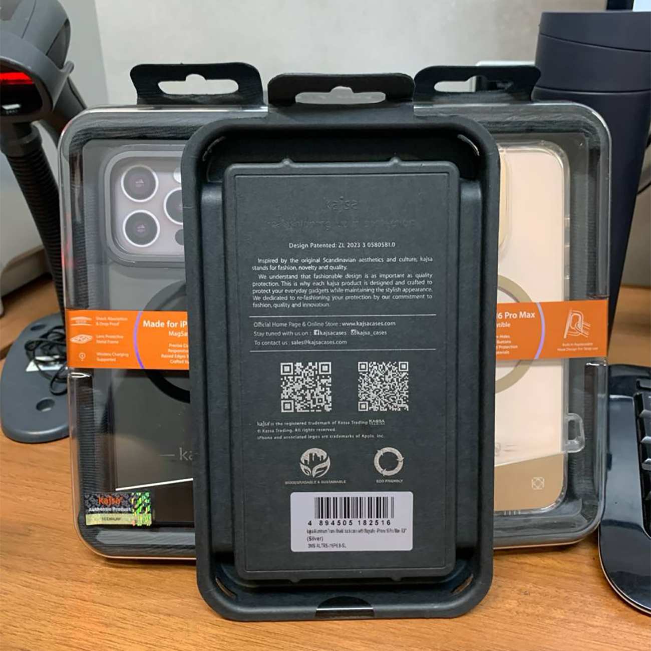 قاب شفاف مگسیف آیفون 16 پرو مکس کاجسا MAGSAFE