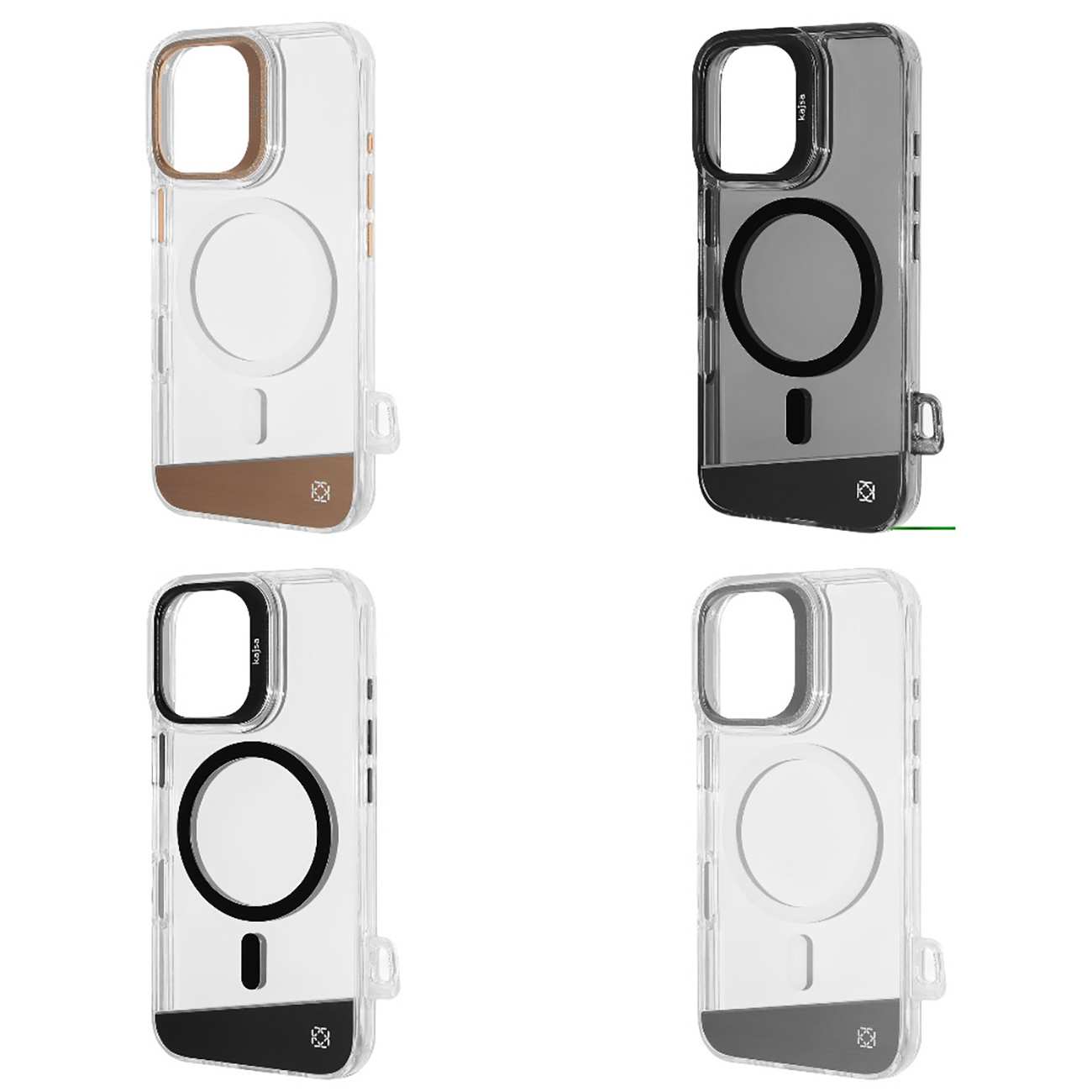 قاب شفاف مگسیف آیفون 16 پرو مکس کاجسا MAGSAFE