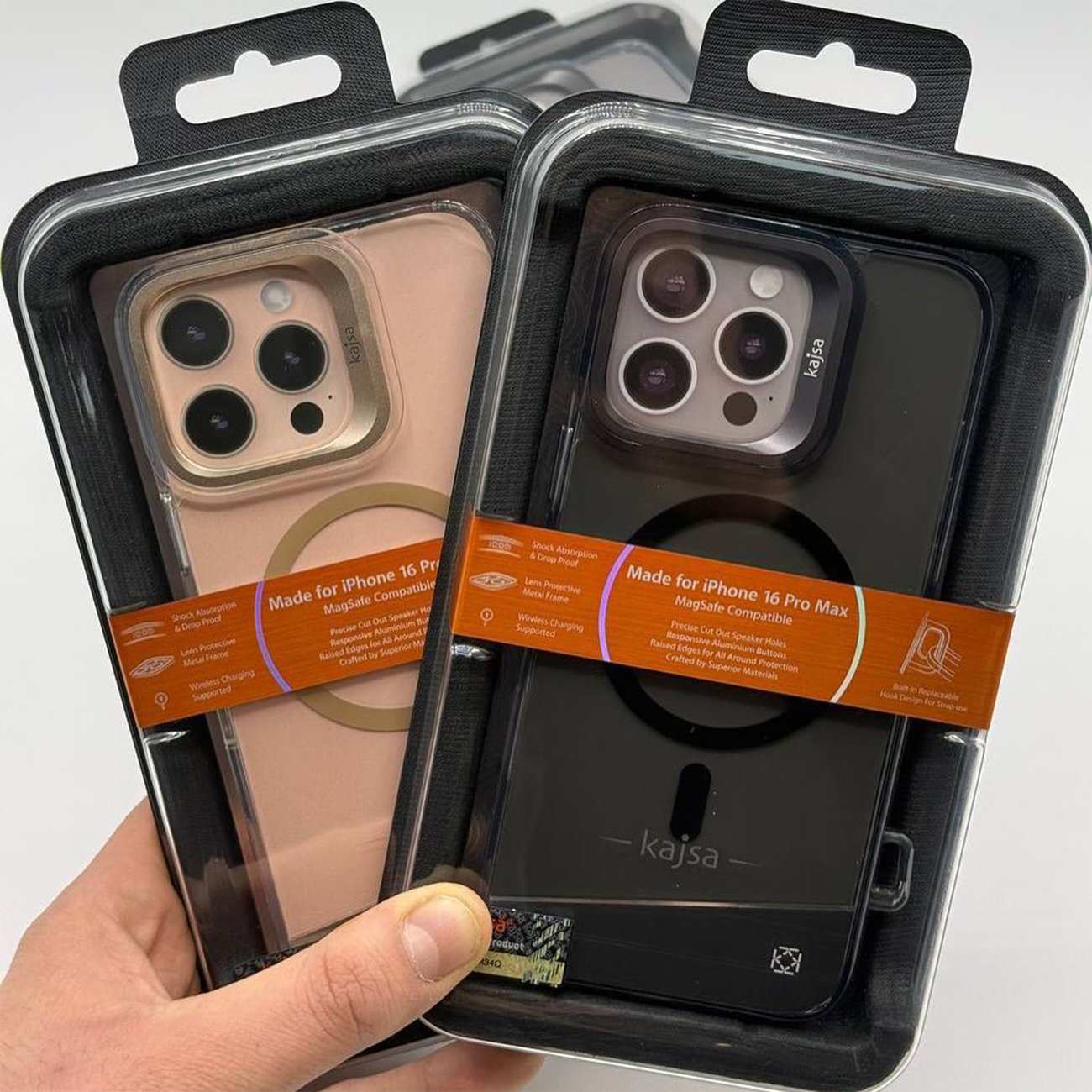 قاب شفاف مگسیف آیفون 16 کاجسا Trans-Shield