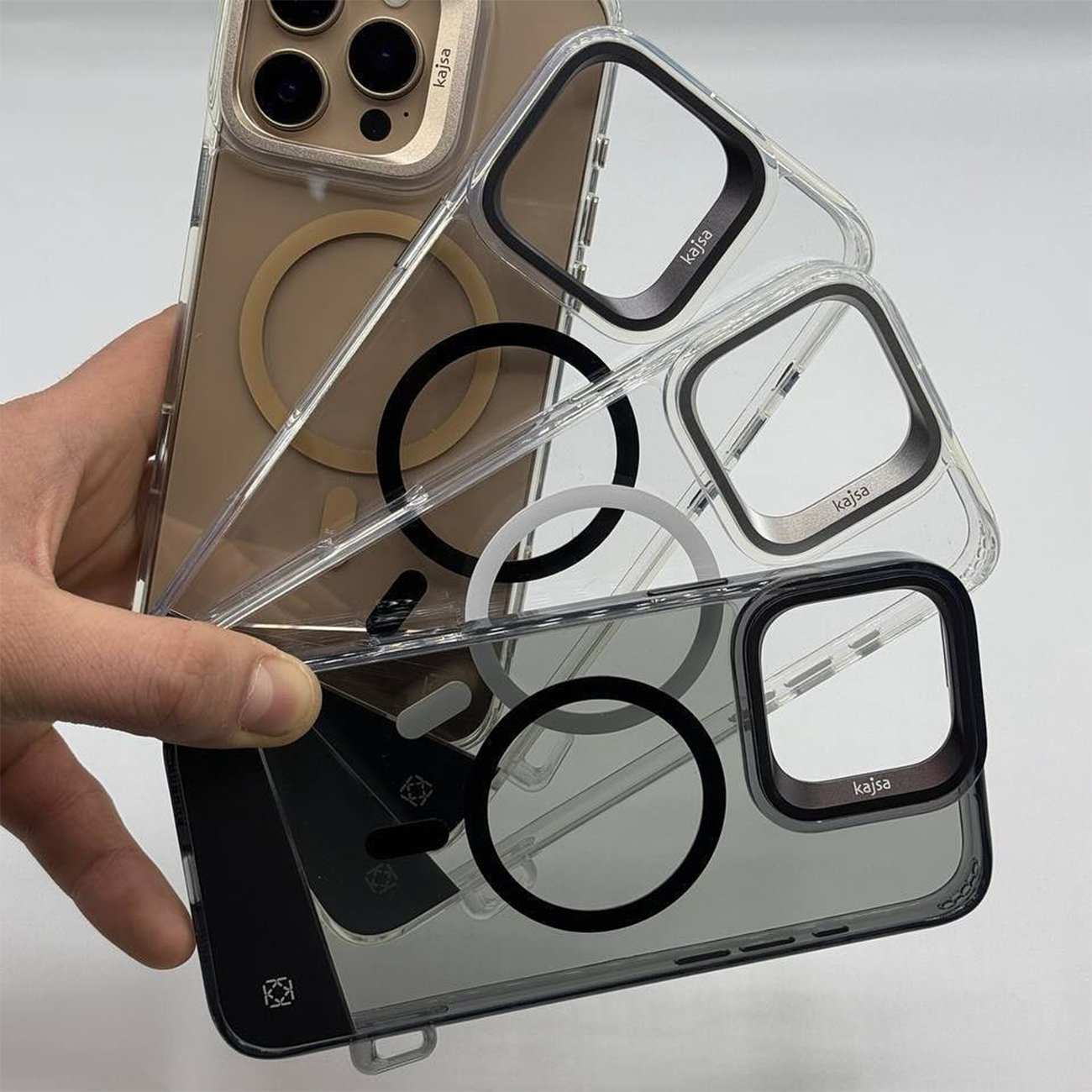 قاب شفاف مگسیف آیفون 16 کاجسا Trans-Shield